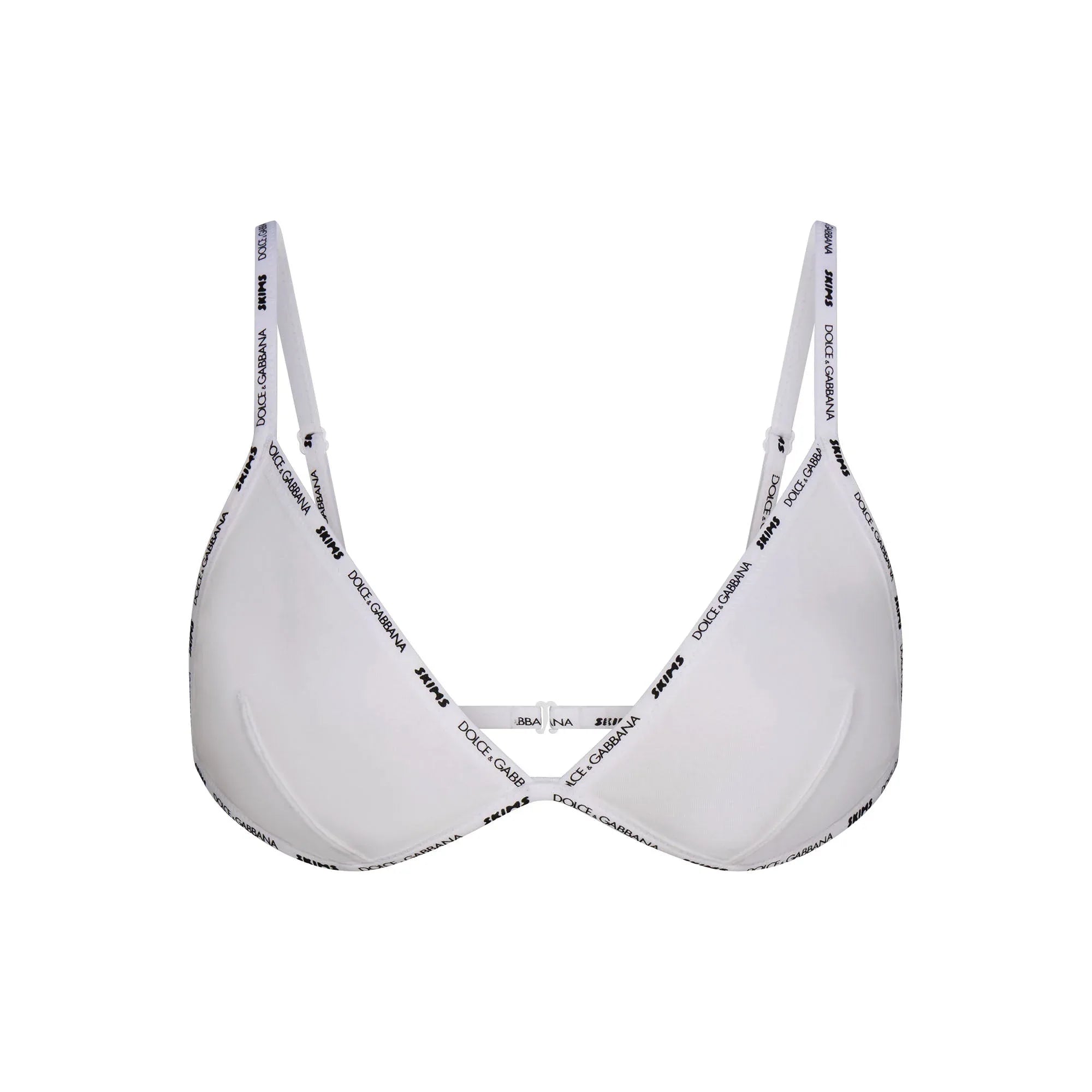 SKIMS COTTON JERSEY TRIANGLE BRALETTE | SNOW - SÜTYEN - My Suti
