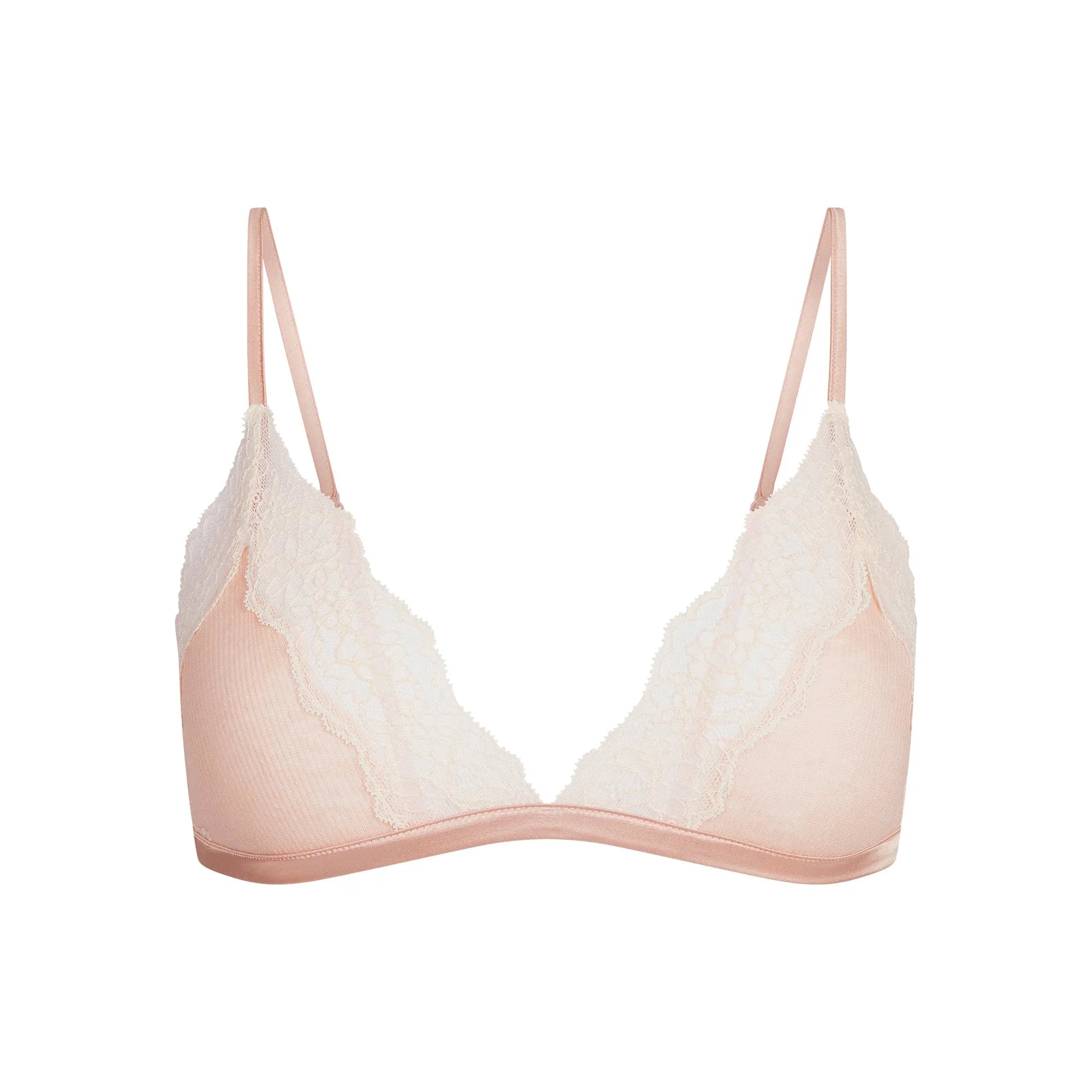 SKIMS SHEER COTTON LACE TRIANGLE BRALETTE | VILLA - SÜTYEN - My Suti