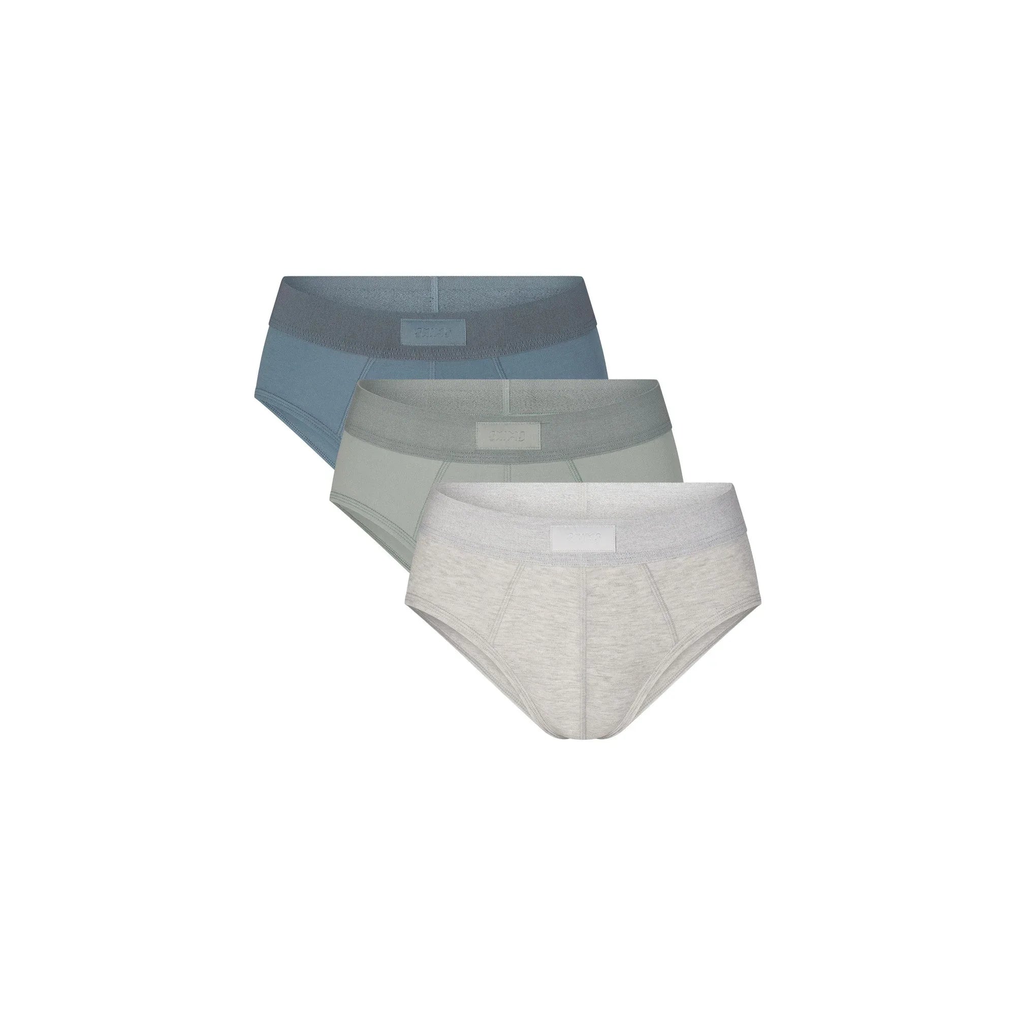 SKIMS COTTON MENS BRIEF 3-PACK | MINERAL MULTI - KÜLOT - My Suti