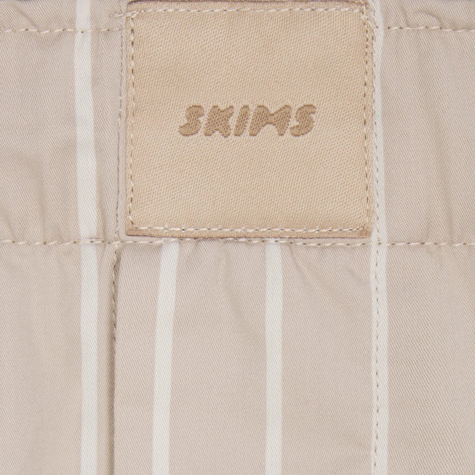 SKIMS COTTON POPLIN BOXER | STONE STRIPE - KUTU - My Suti