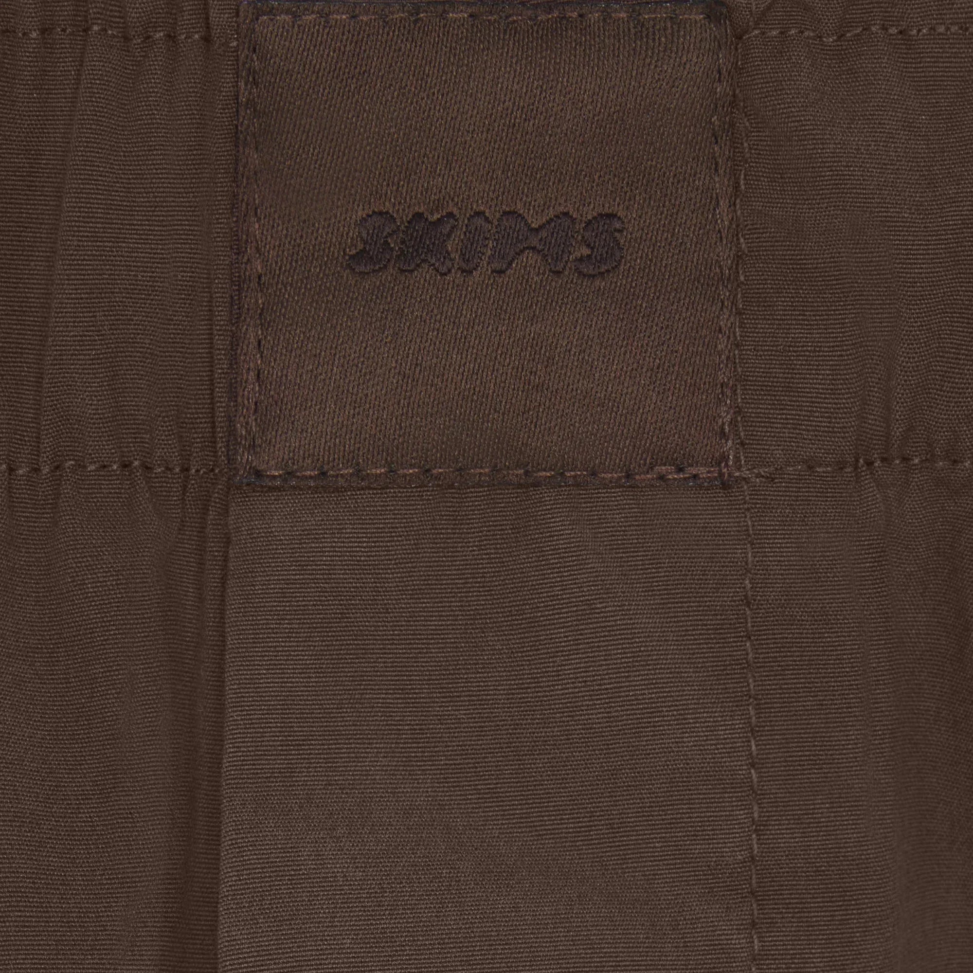 SKIMS COTTON POPLIN BOXER | WASHED DARK SEPIA - KUTU ŞORT - My Suti