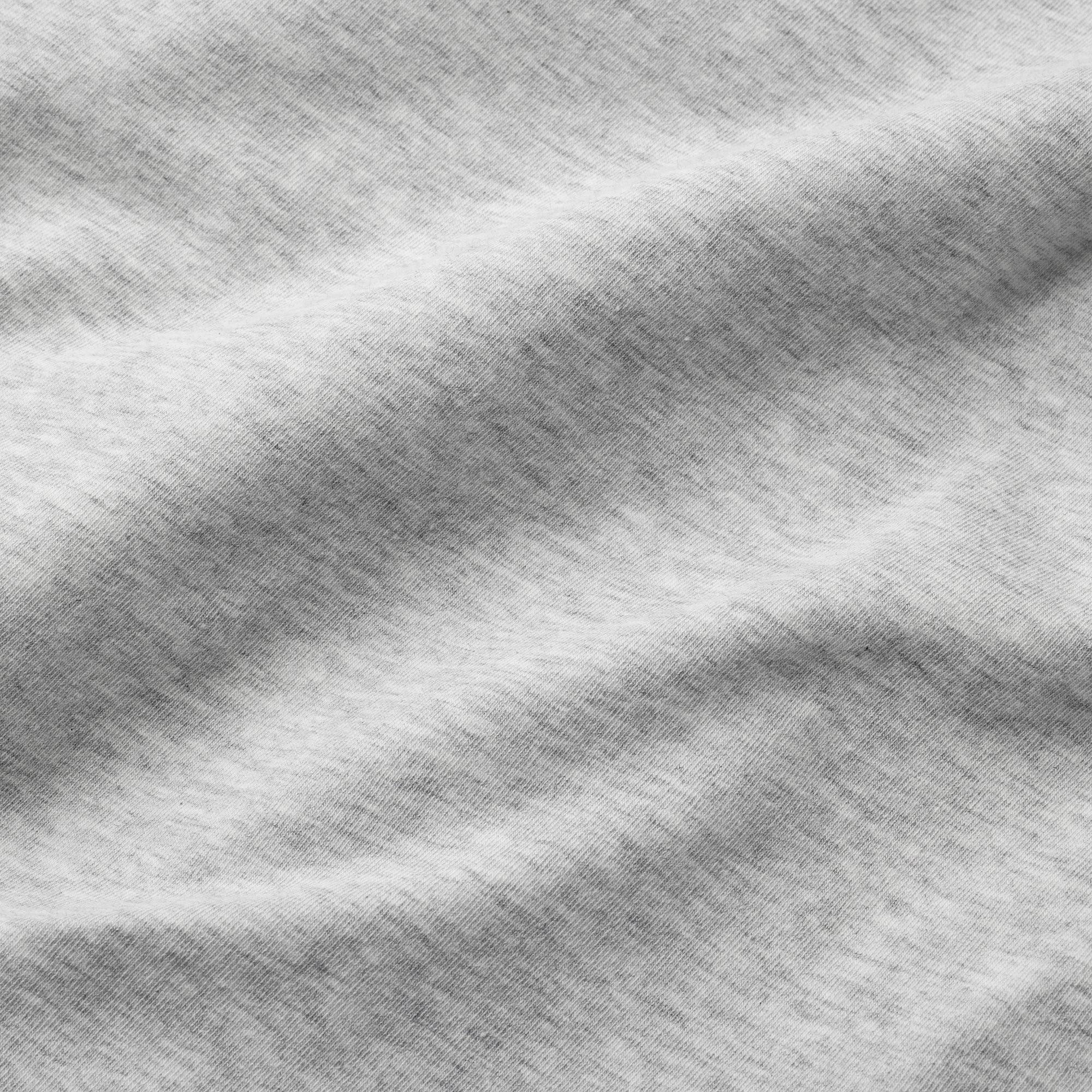 SKIMS COTTON JERSEY SCOOP NECK T-SHIRT | LIGHT HEATHER GREY - TİŞÖRT - My Suti