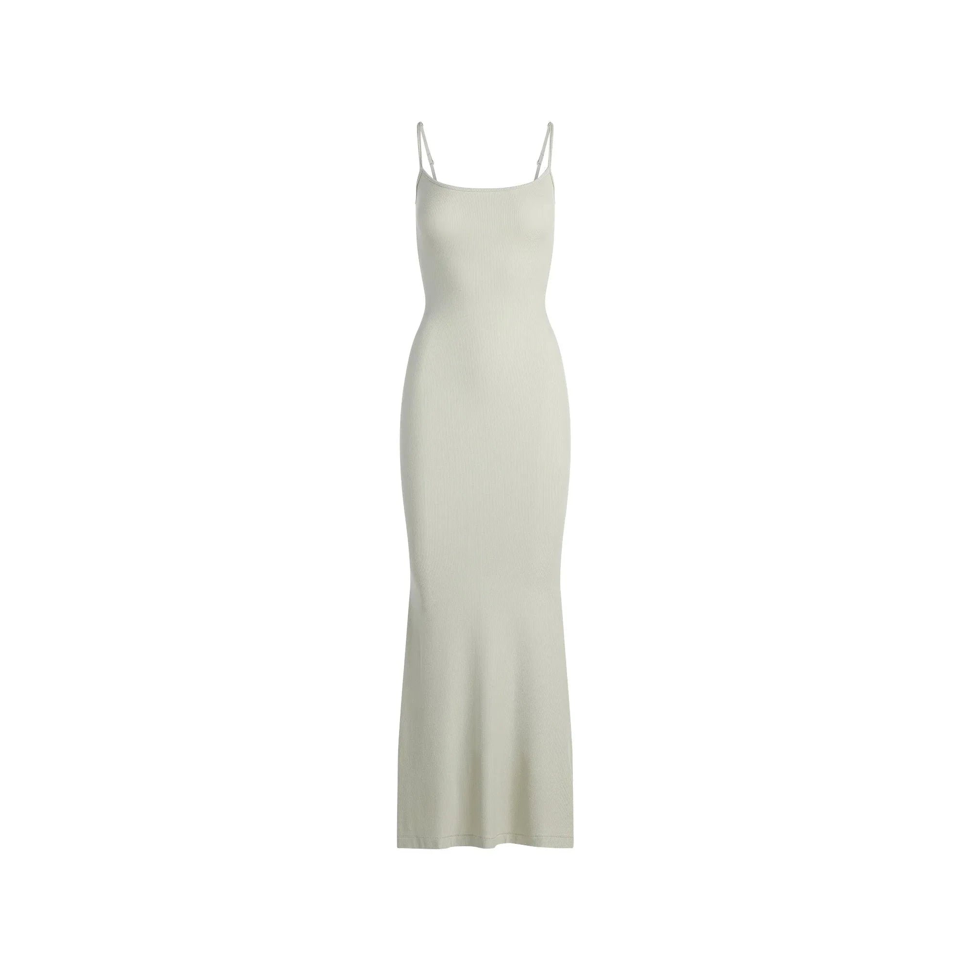 SKIMS SOFT LOUNGE LONG SLIP DRESS | TALC - ELBİSE - My Suti
