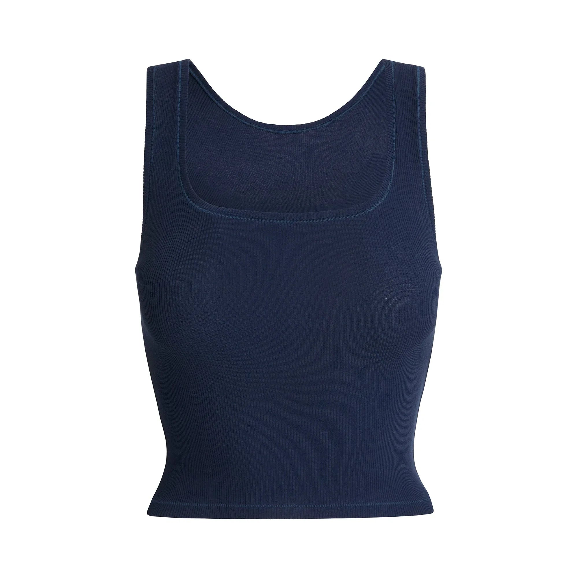 SKIMS COTTON RIB TANK | NAVY - TİŞÖRT - My Suti