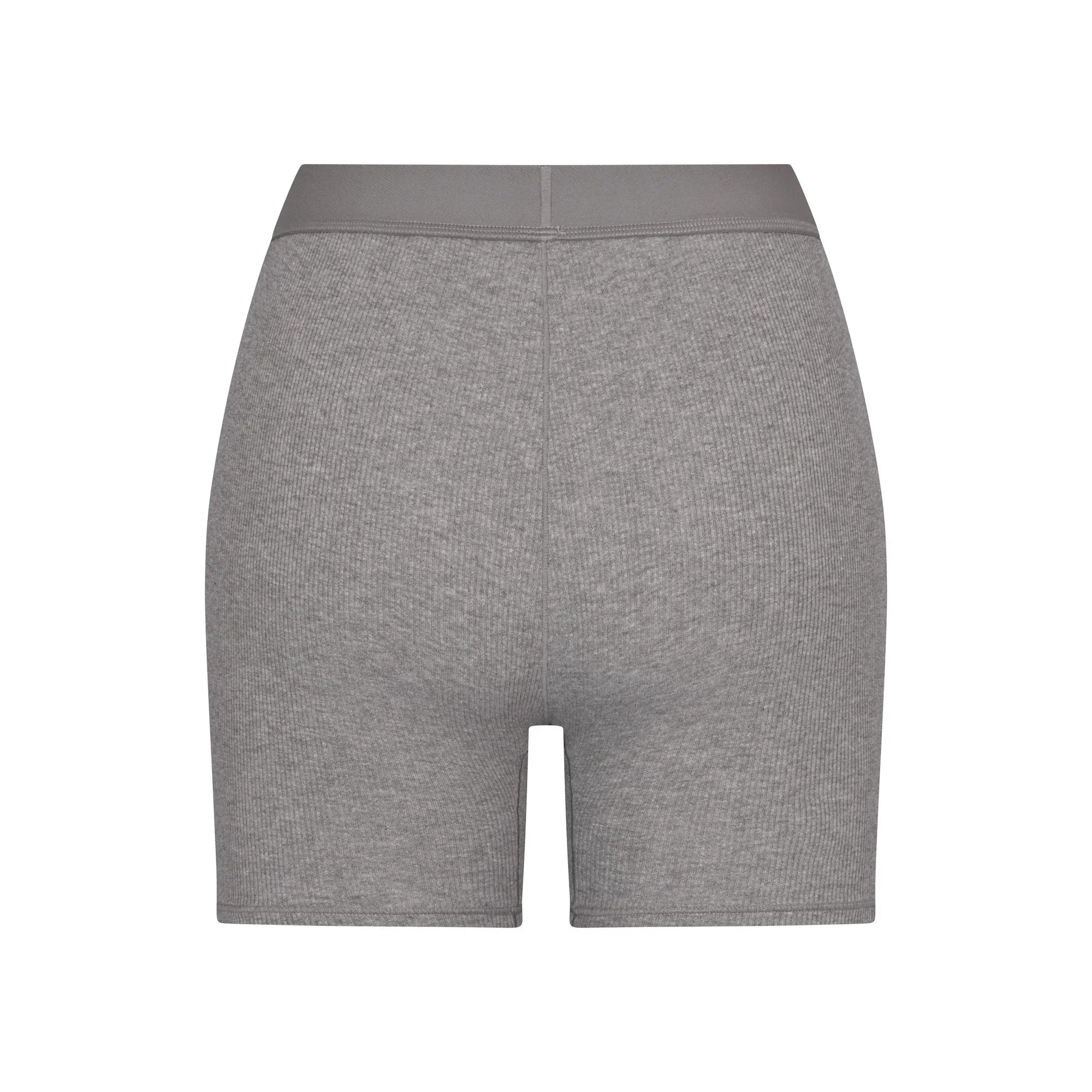 SKIMS FOR TEAM USA COTTON RIB PARALYMPIC BOXER | HEATHER GREY - KUTU ŞORT - My Suti