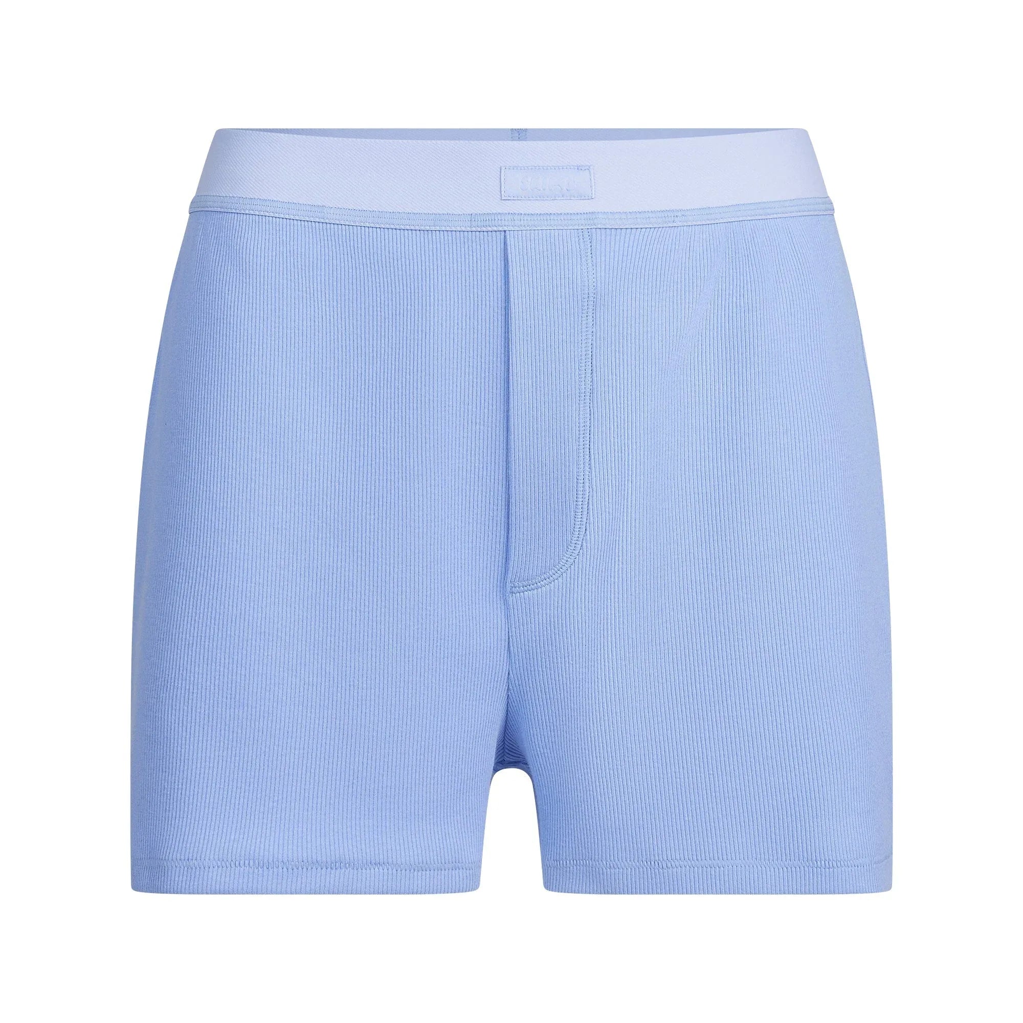 SKIMS COTTON RIB LOOSE BOXER | BLUE VIOLET - KUTU ŞORT - My Suti