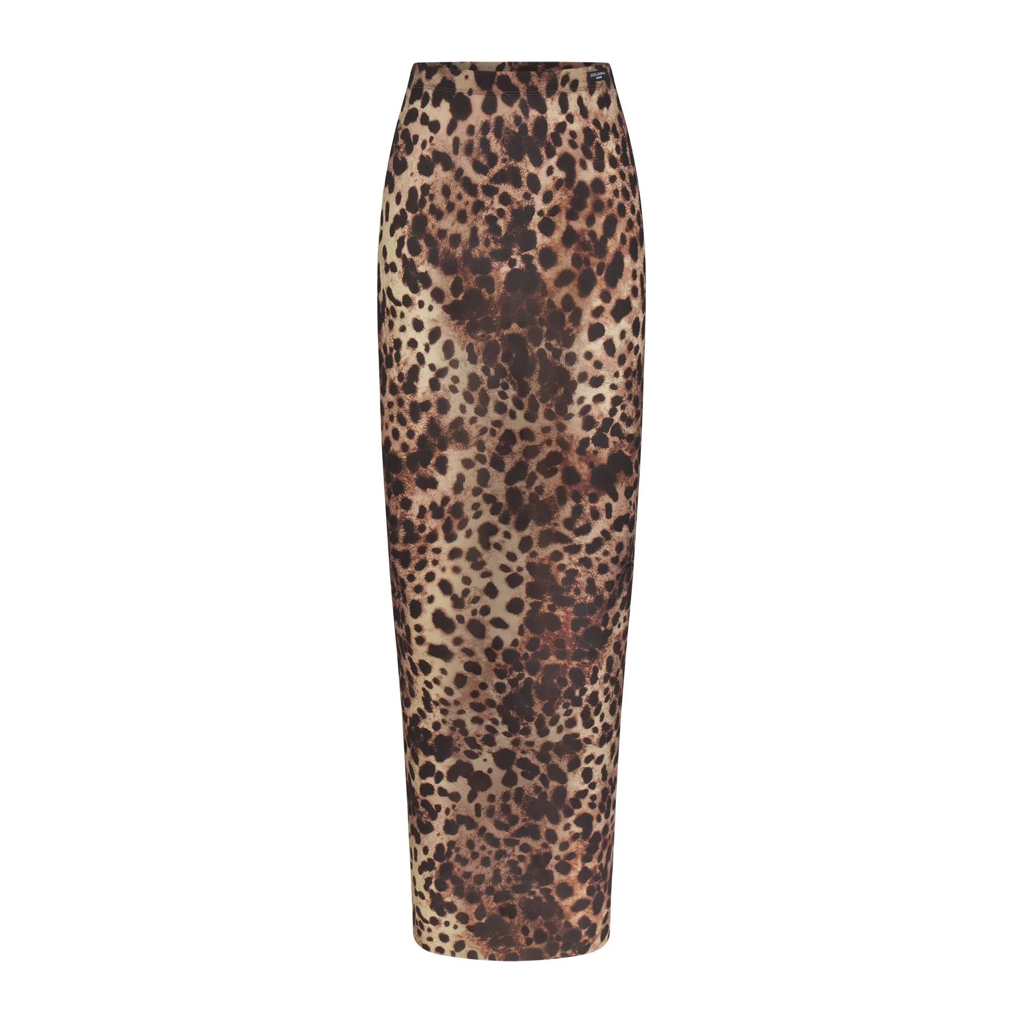 SKIMS DOLCE&GABBANA MILKY SHEER LONG SKIRT | LEOPARD - ETEK - My Suti