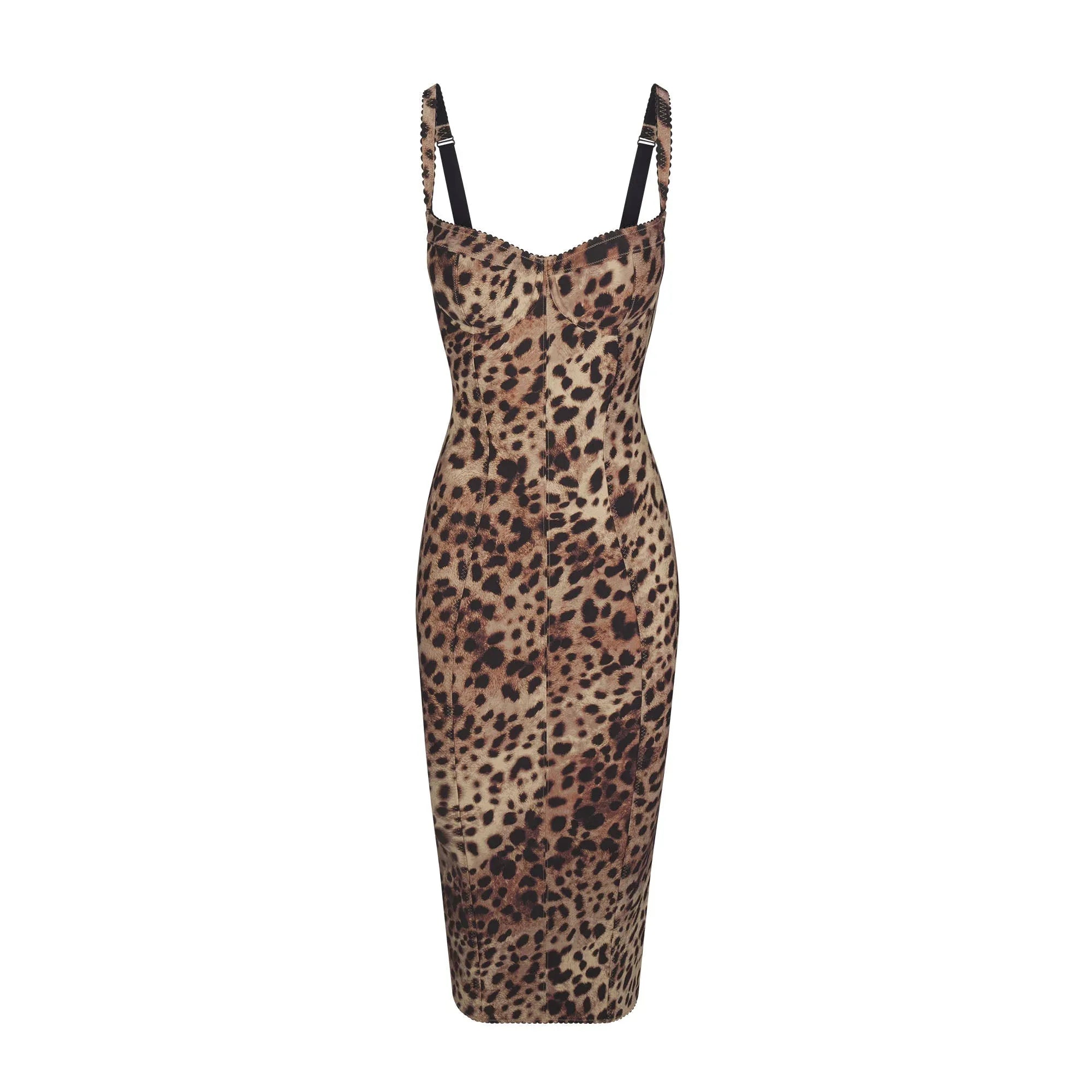 SKIMS DOLCE&GABBANA X SKIMS BODY DRESS | LEOPARD - ELBİSE - My Suti