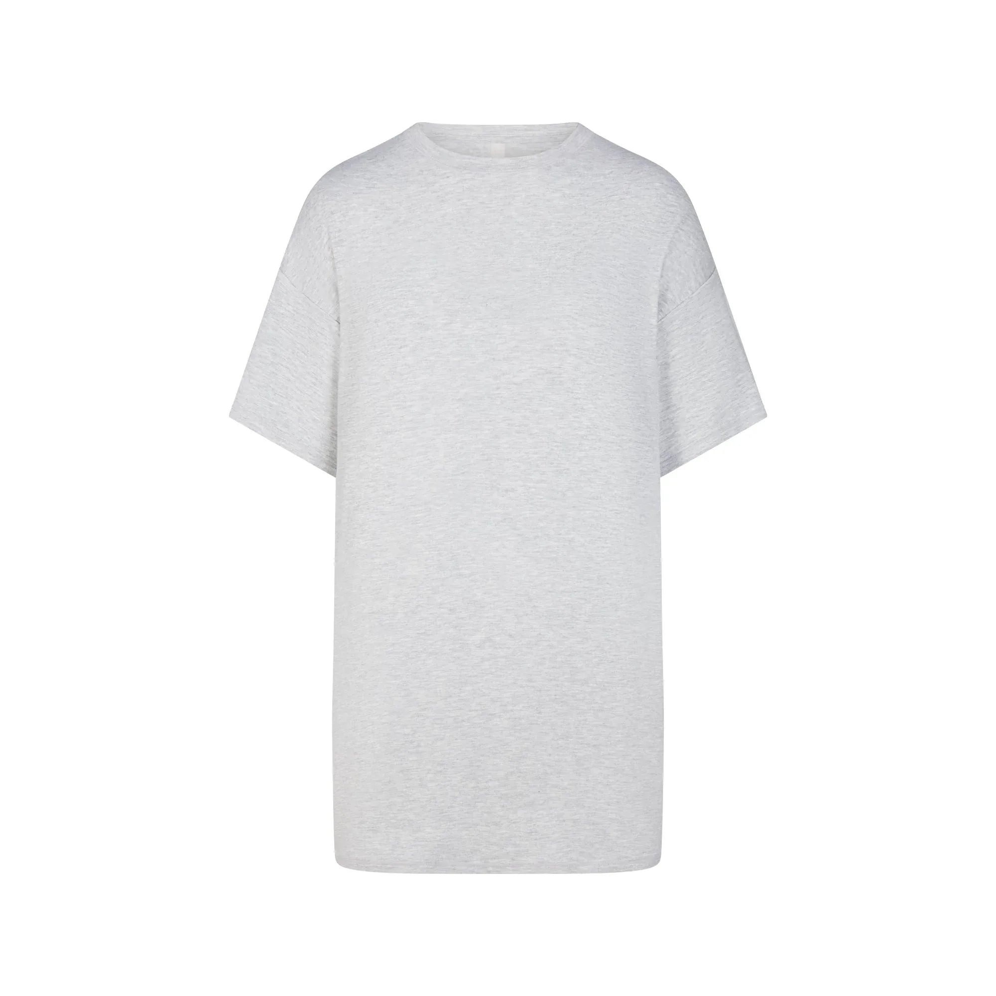 SKIMS SLEEP T-SHIRT MINI DRESS | LIGHT HEATHER GREY - ELBİSE - My Suti