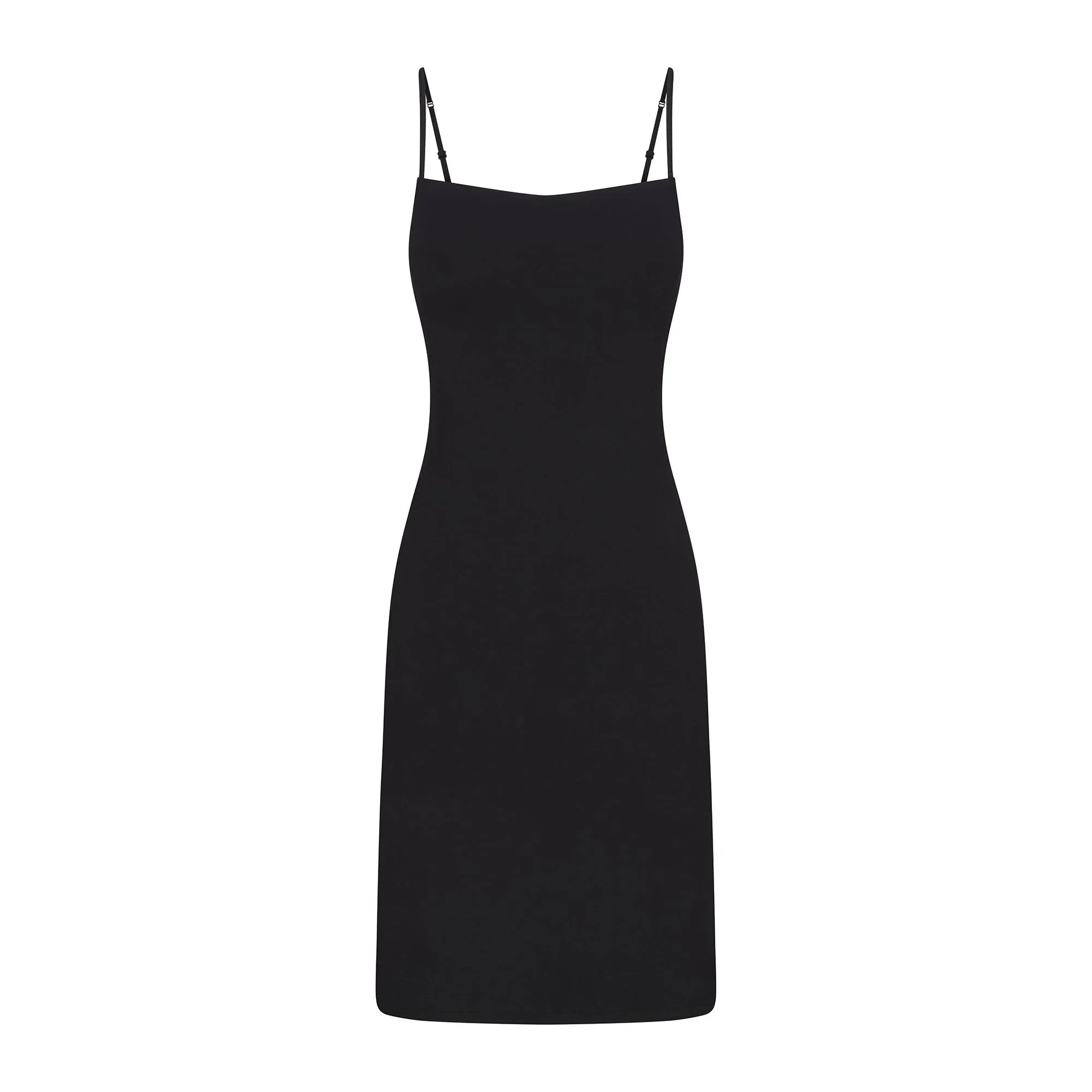 SKIMS SMOOTH LAYERS MIDI DRESS | OBSIDIAN - ELBİSE - My Suti