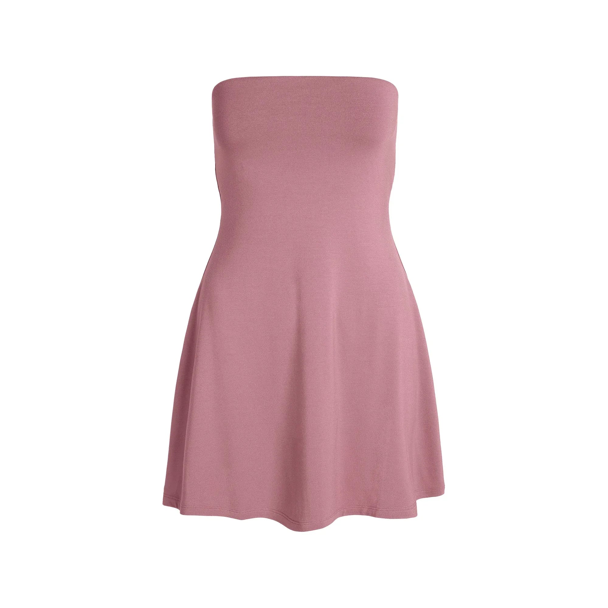 SKIMS SMOOTH LAYERS STRAPLESS MINI DRESS | REDWOOD - ELBİSE - My Suti