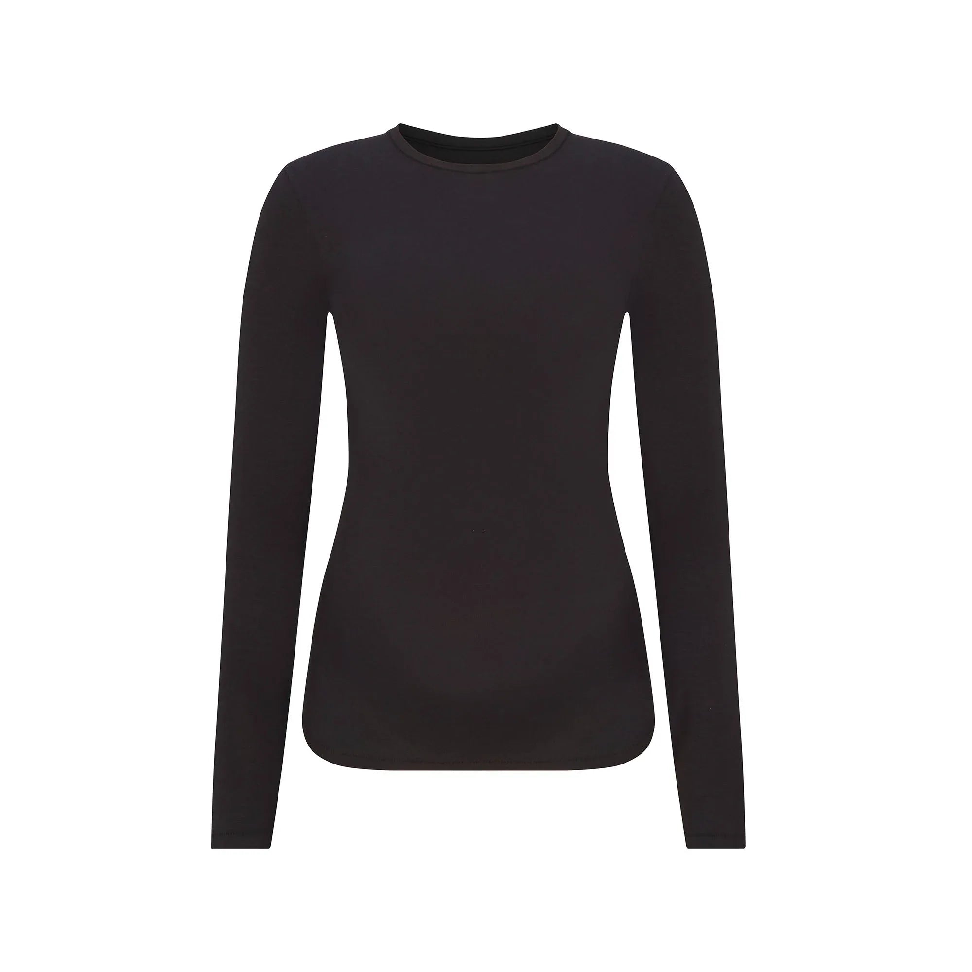 SKIMS COTTON JERSEY MATERNITY LONG SLEEVE T-SHIRT | SOOT - TİŞÖRT - My Suti