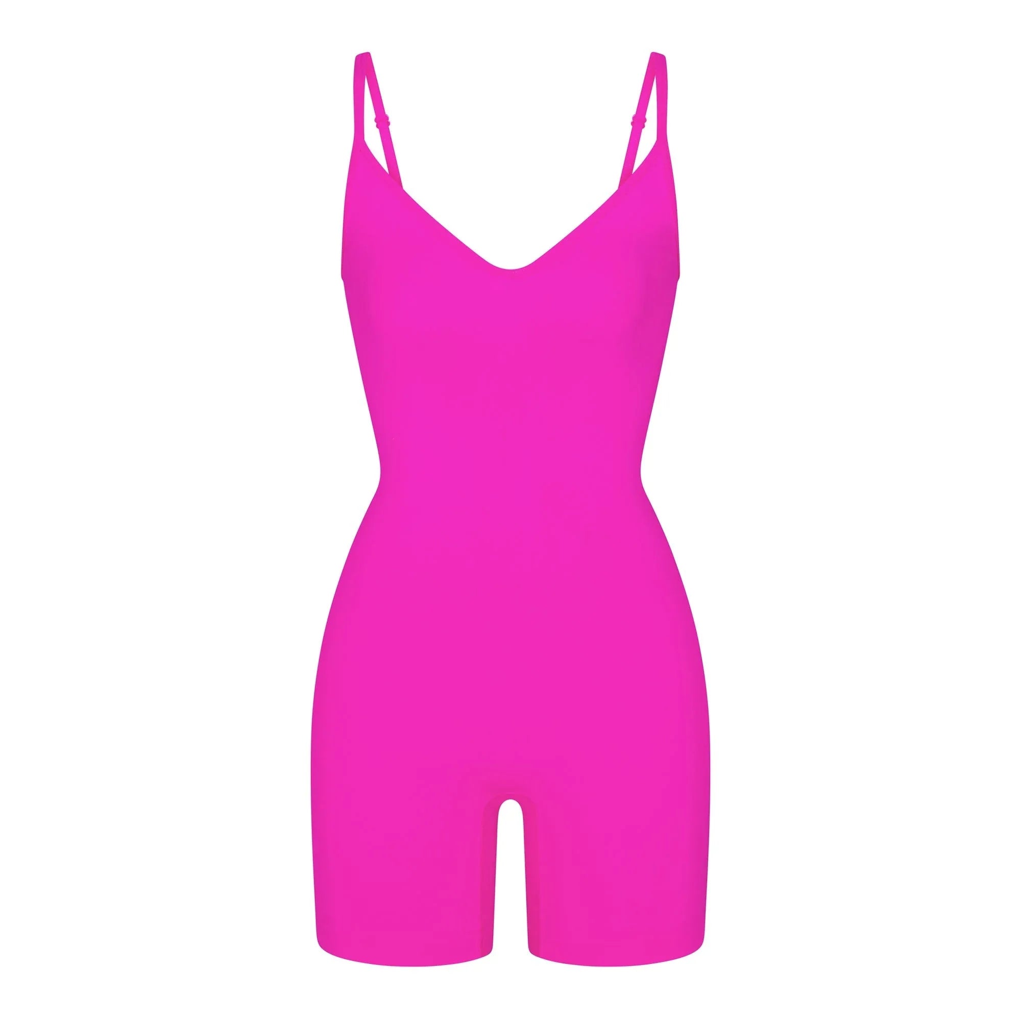 SKIMS SOFT SMOOTHING SEAMLESS CAMI ONESIE | FUCHSIA - ONESIE - My Suti
