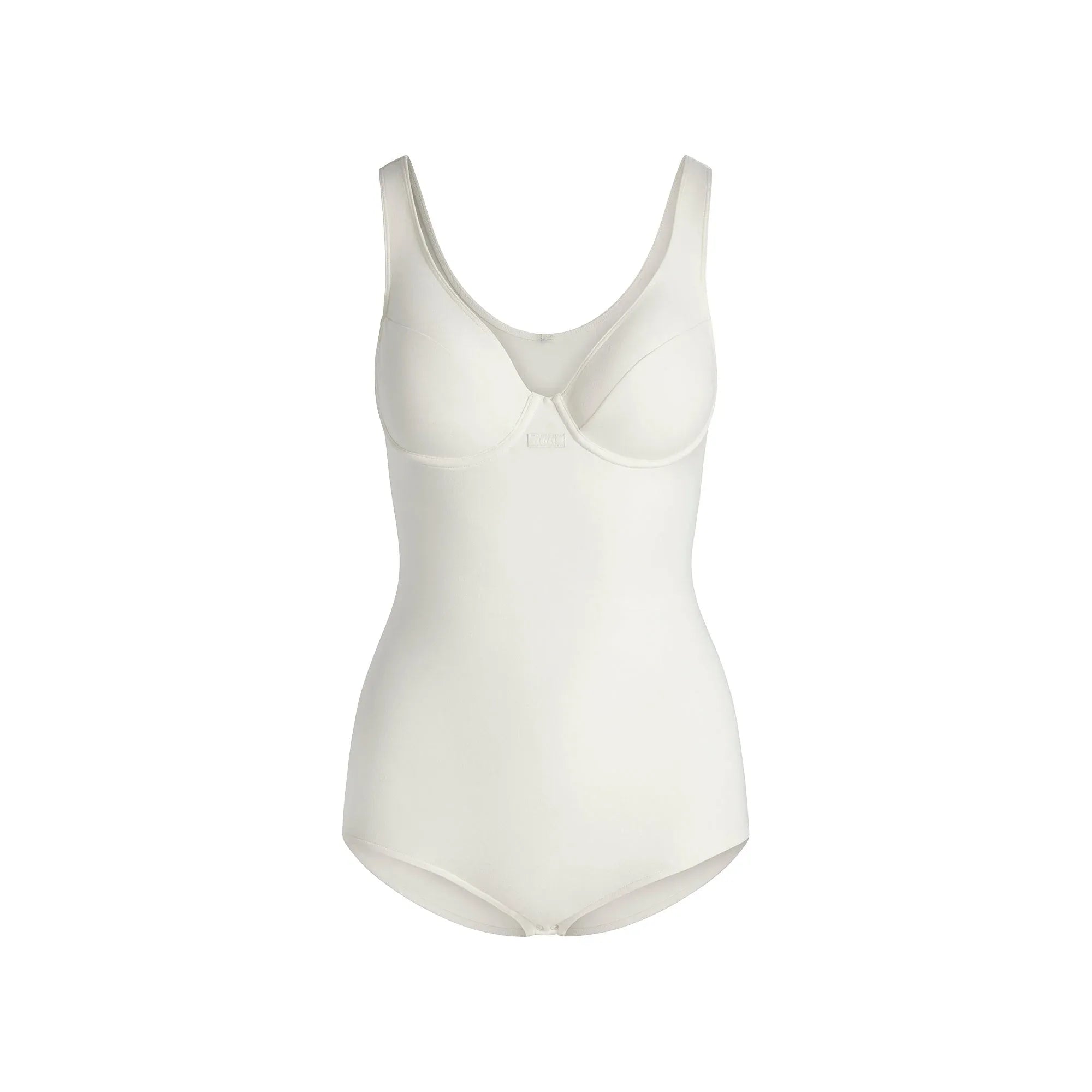 SKIMS COTTON JERSEY UNDERWIRE BODYSUIT | MARBLE - BODYSUIT - My Suti