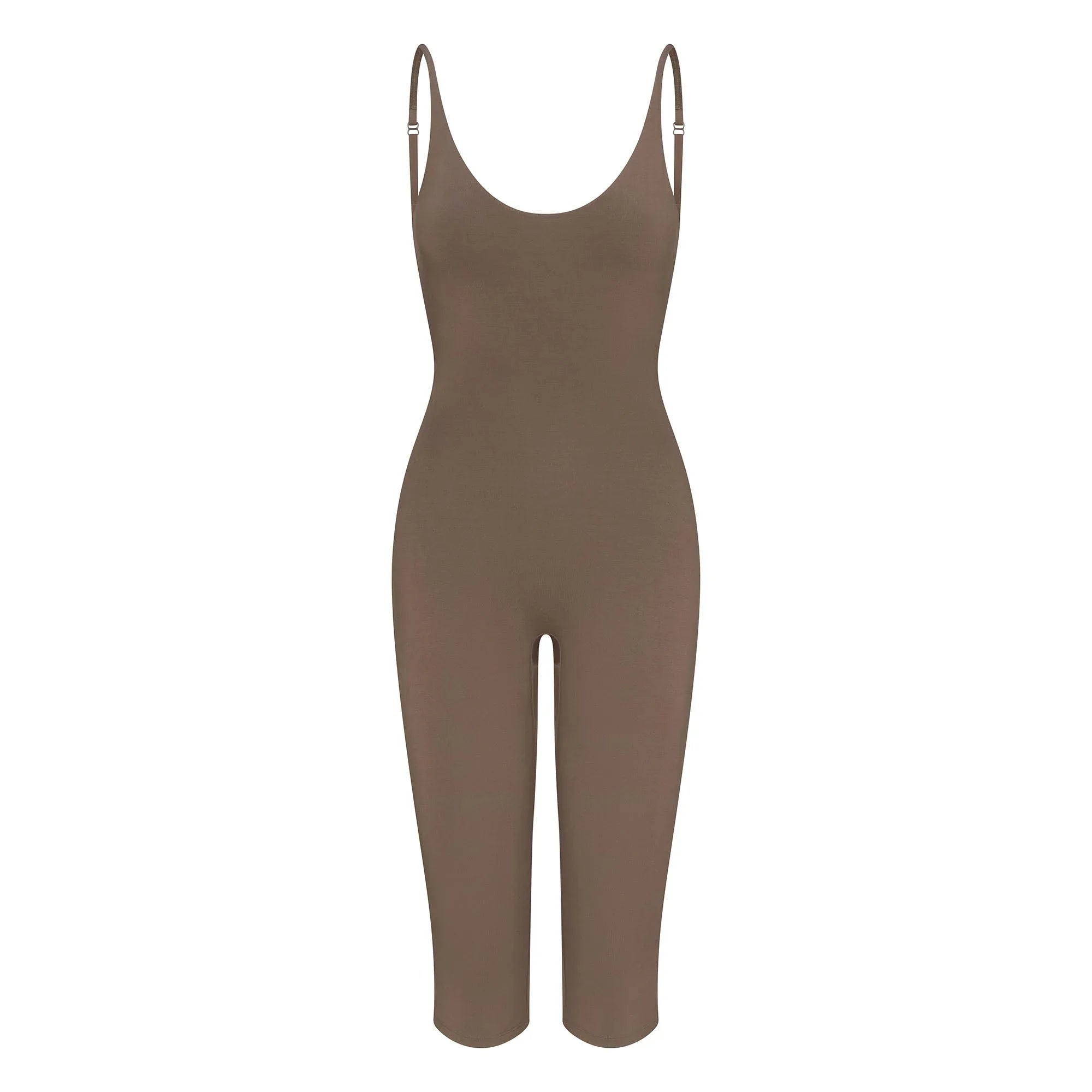 SKIMS SMOOTH LAYERS CAPRI CATSUIT | TRUFFLE - KAT KOMBİNİ - My Suti