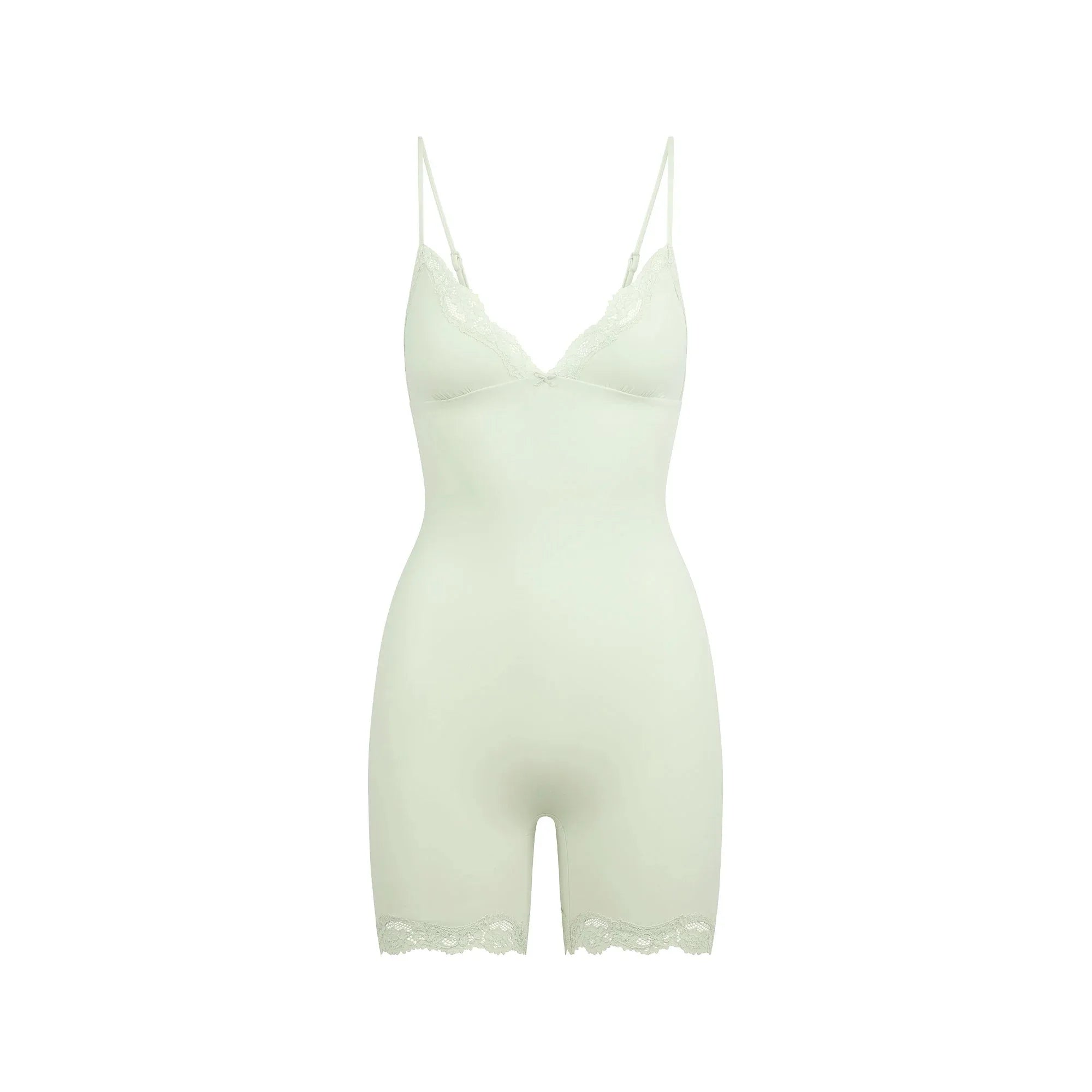 SKIMS FITS EVERYBODY LACE TRIANGLE ONESIE | SPEARMINT - ONESIE - My Suti
