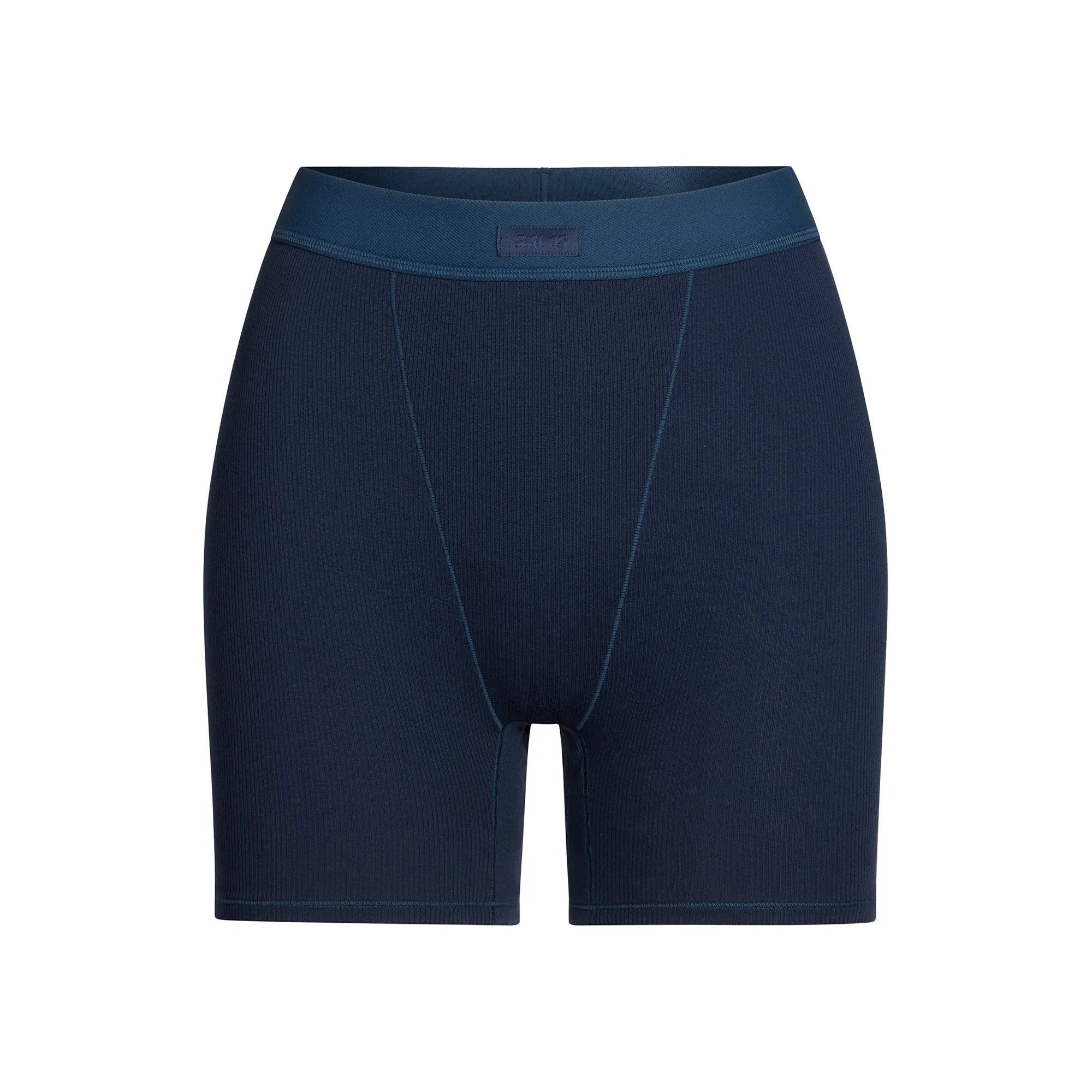 SKIMS COTTON RIB BOXER | NAVY - KUTU KALIP - My Suti