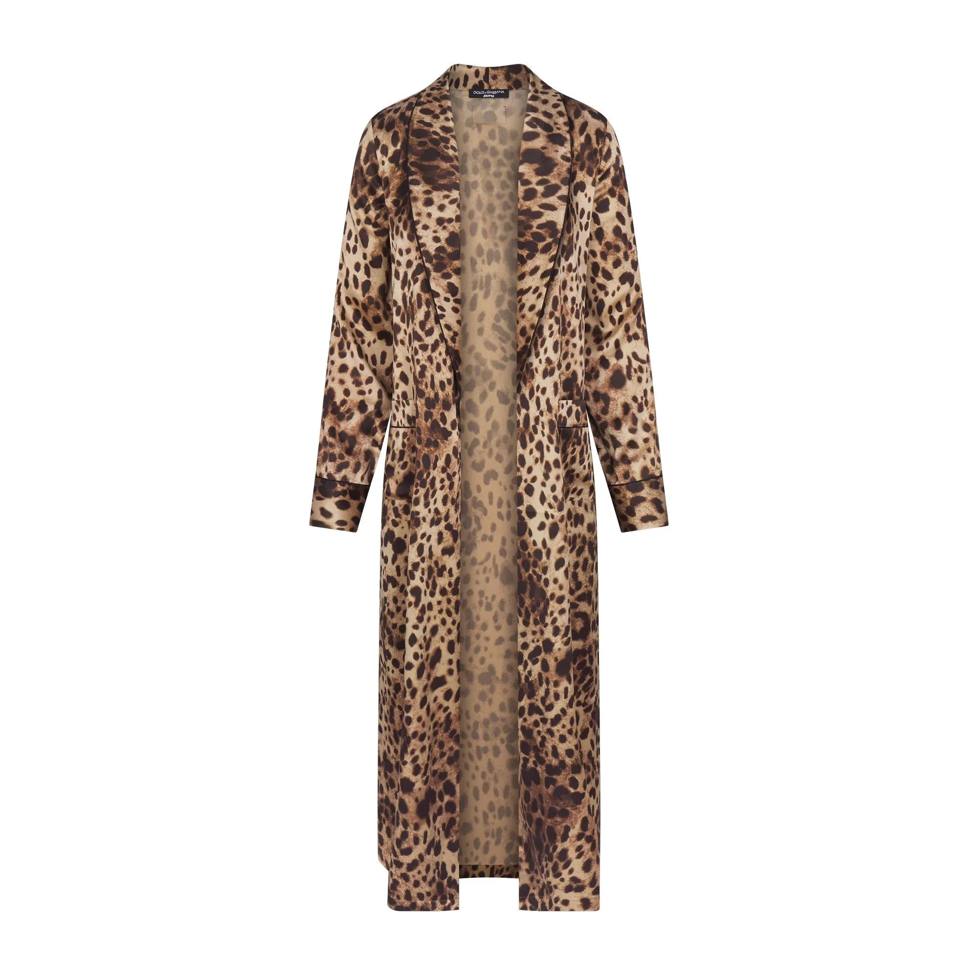 SKIMS DOLCE&GABBANA X SILK LONG ROBE | LEOPARD - KİMONO - My Suti