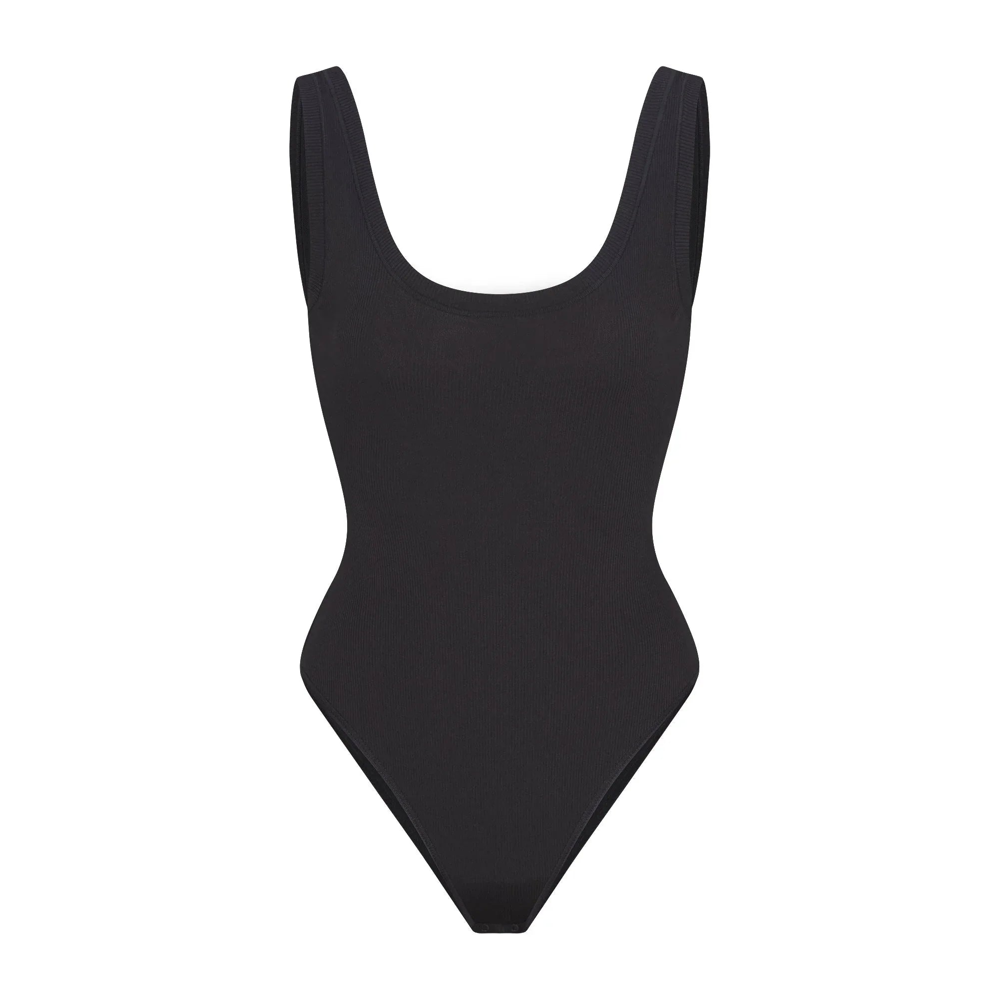 SKIMS COTTON RIB TANK BODYSUIT | SOOT - BODYSUIT - My Suti