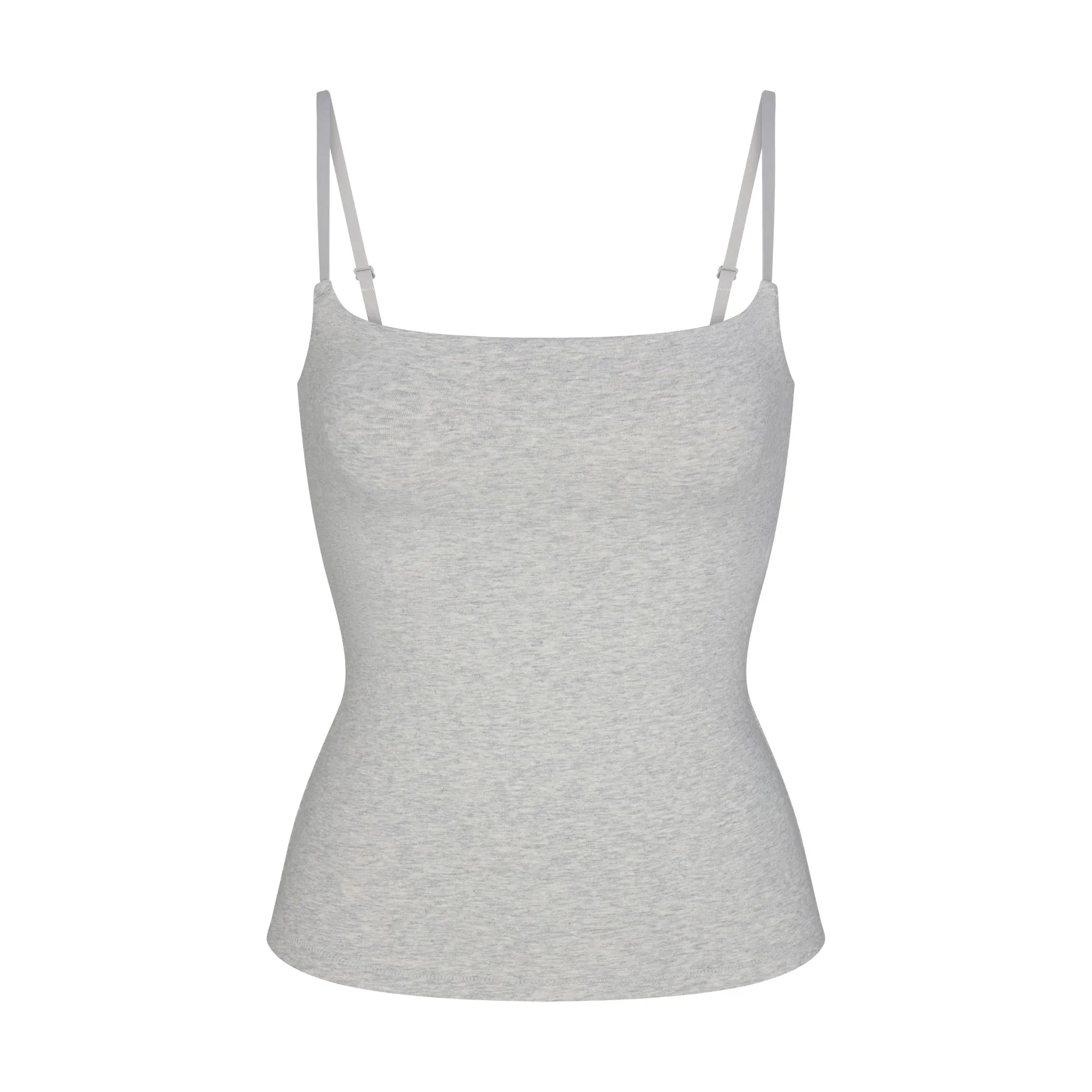 SKIMS COTTON JERSEY CAMI | LIGHT HEATHER GREY - KAMİZOL - My Suti