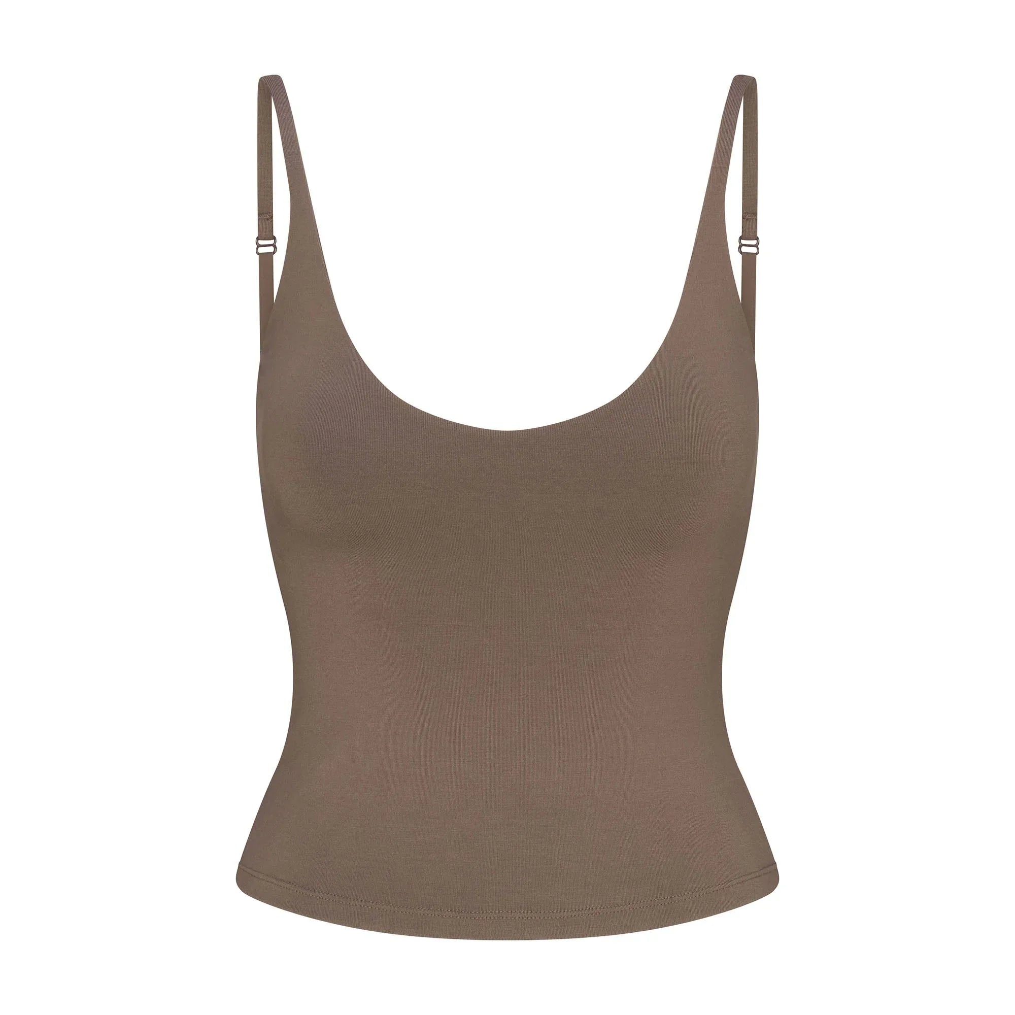 SKIMS SMOOTH LAYERS SCOOP NECK CAMI | TRUFFLE - KAMİZOL - My Suti
