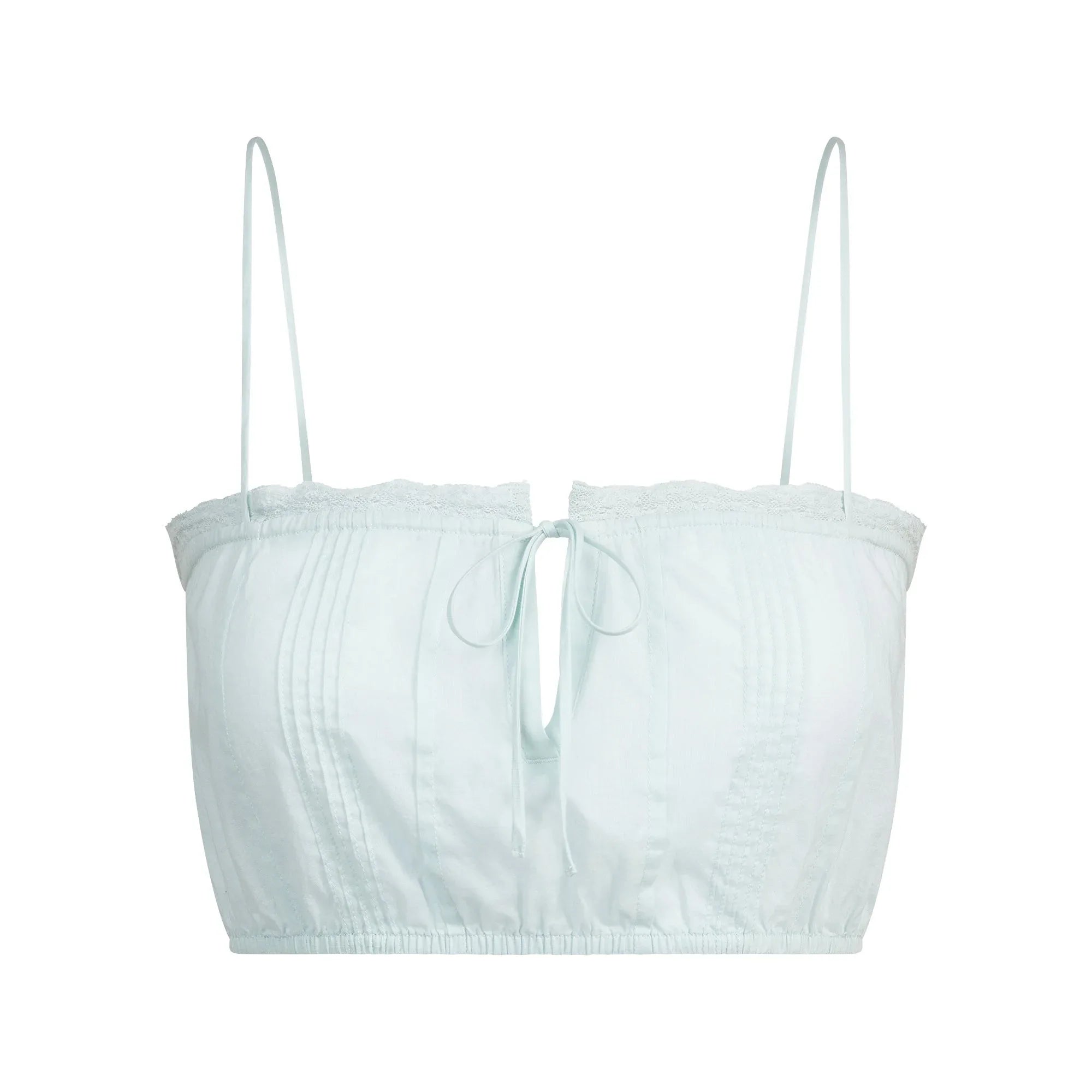 SKIMS COTTON VOILE SUPER CROPPED CAMI | FROST - KAMİZOL - My Suti