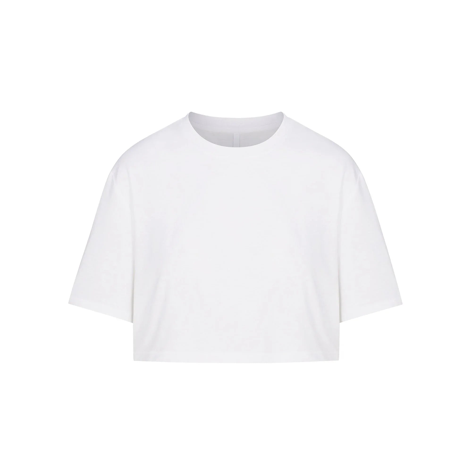 SKIMS RELAXED TEES OVERSIZED CROPPED T-SHIRT | SNOW - TİŞÖRT - My Suti