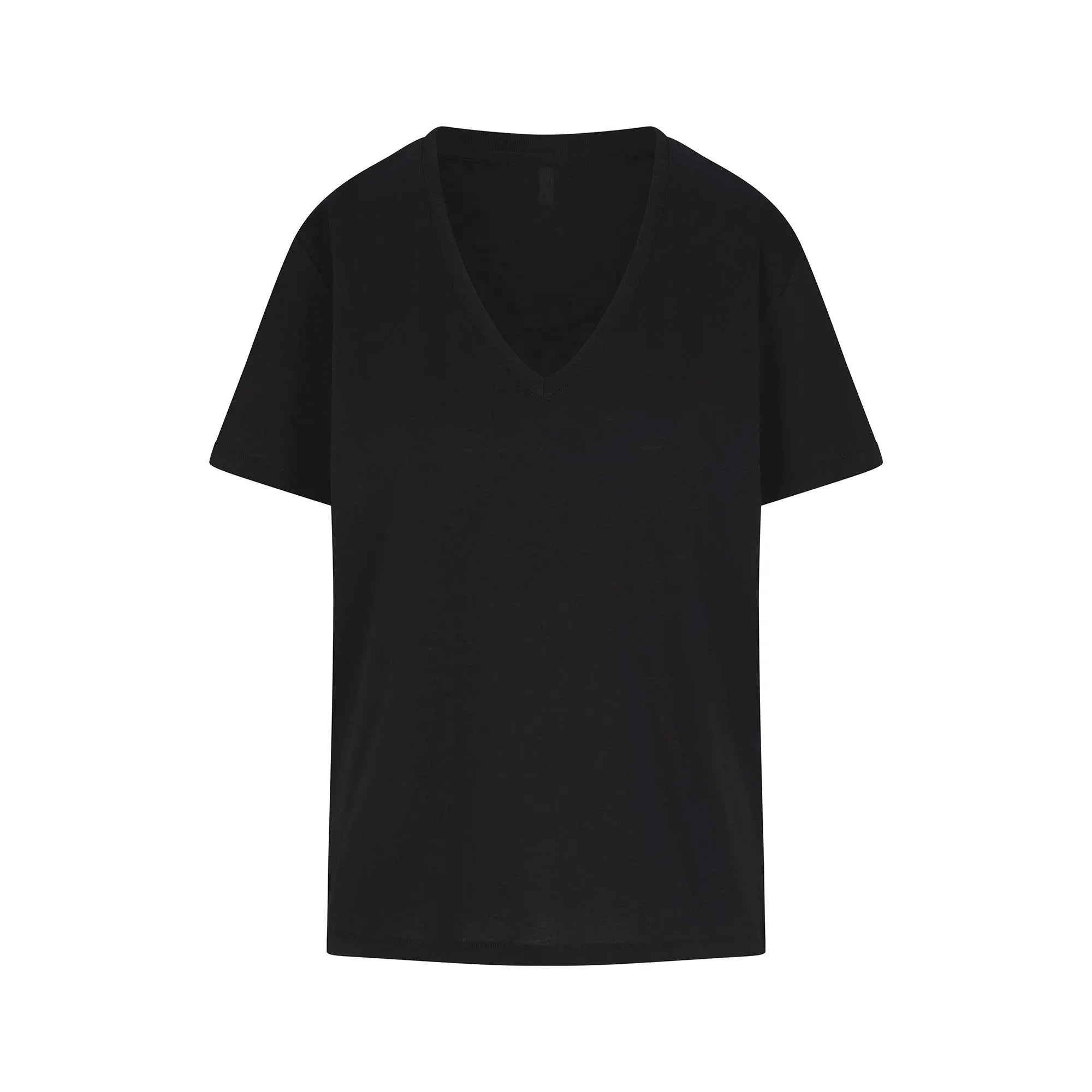 SKIMS RELAXED TEES V NECK T-SHIRT | ONYX - TİŞÖRT - My Suti
