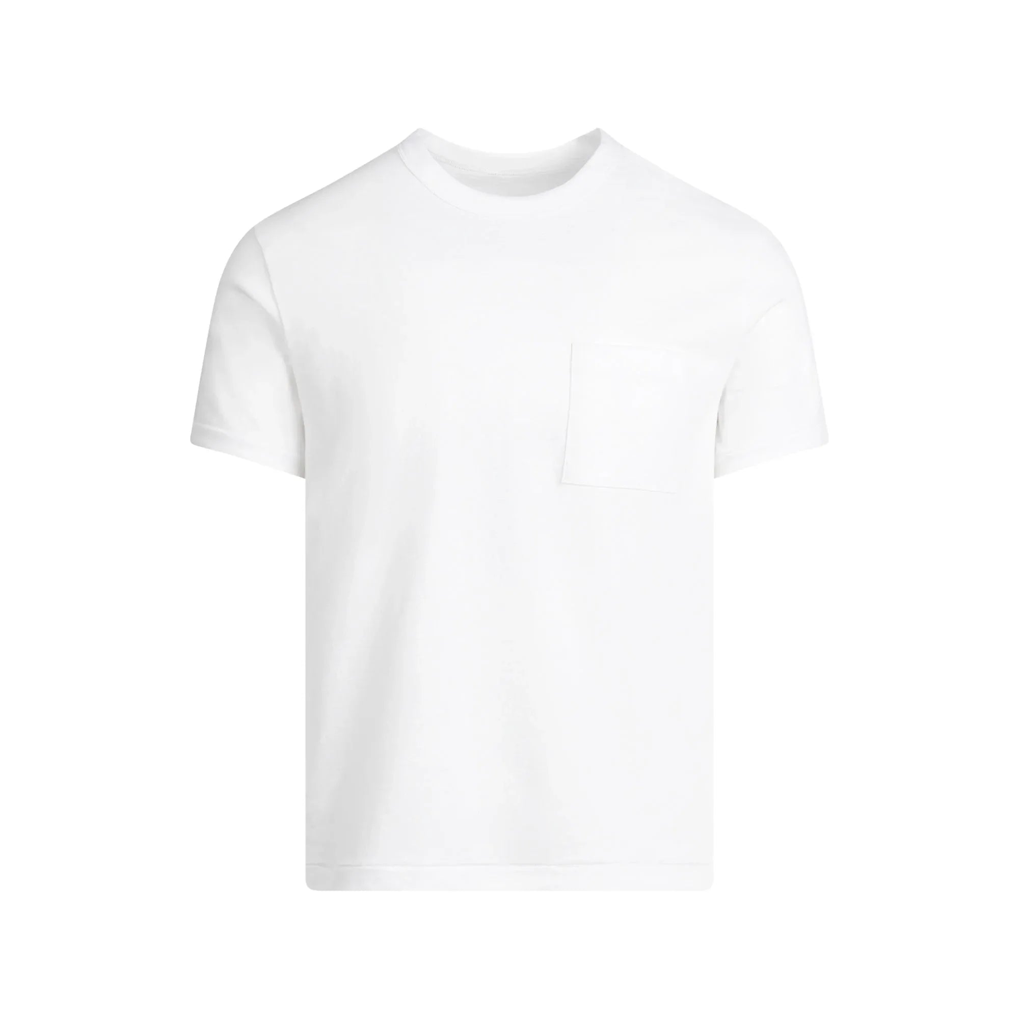 SKIMS COTTON MENS SLIM CROPPED T-SHIRT | CHALK - TİŞÖRT - My Suti