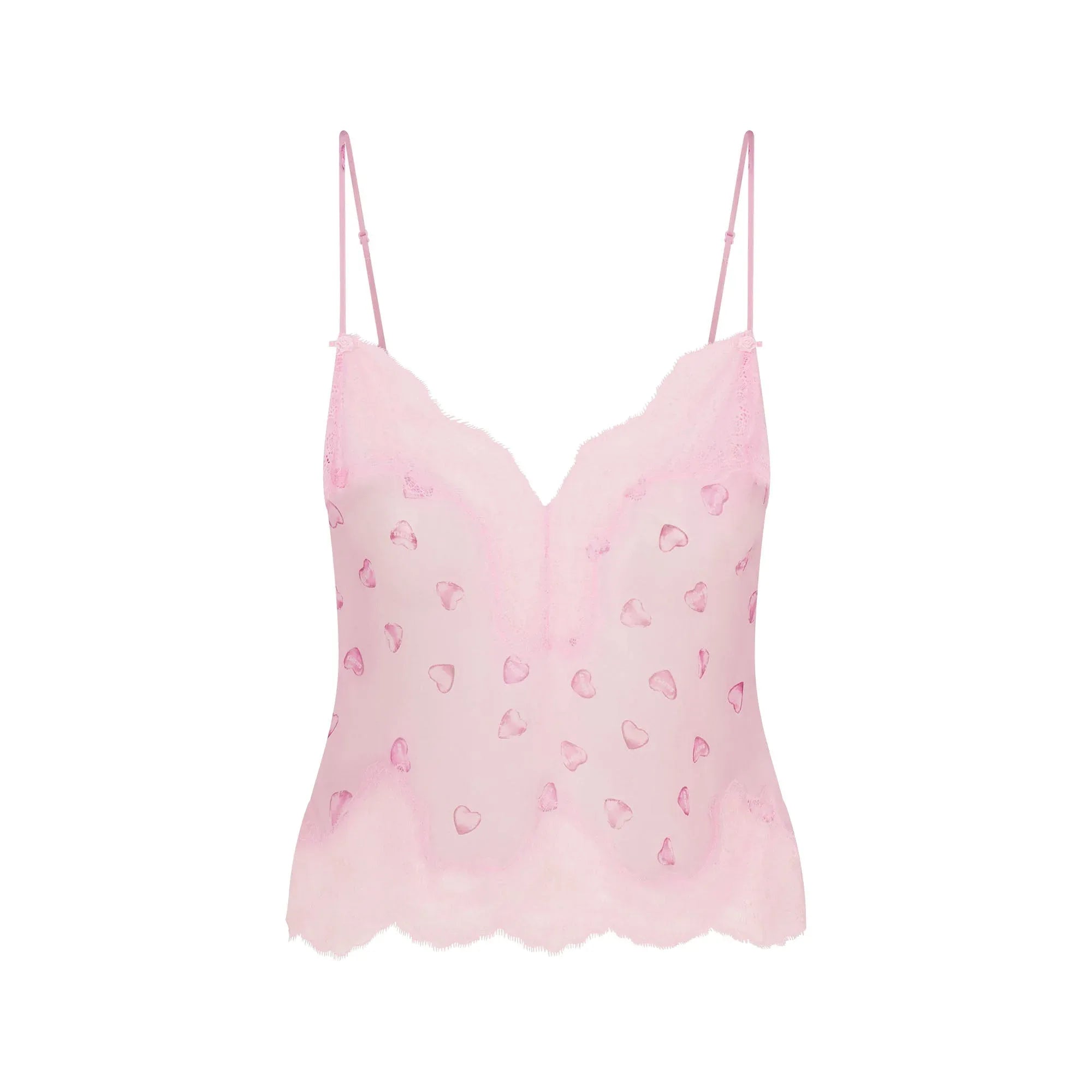 SKIMS ROMANCE LACE CAMI AND SHORT SET | CHERRY BLOSSOM BALLOON PRINT - TAKIM - My Suti