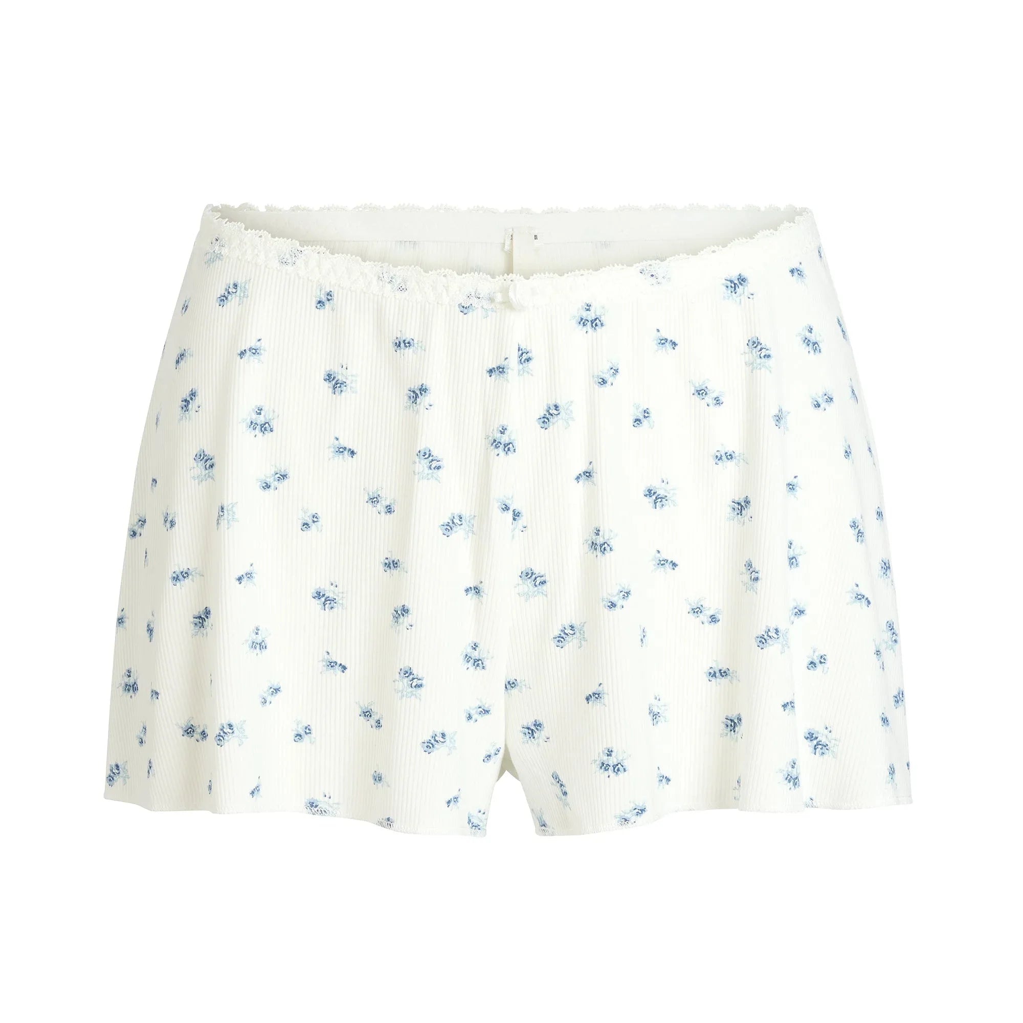 SKIMS SOFT LOUNGE LACE CAMI AND SHORT SET | BLUE GARDEN PRINT - TAKIM - My Suti