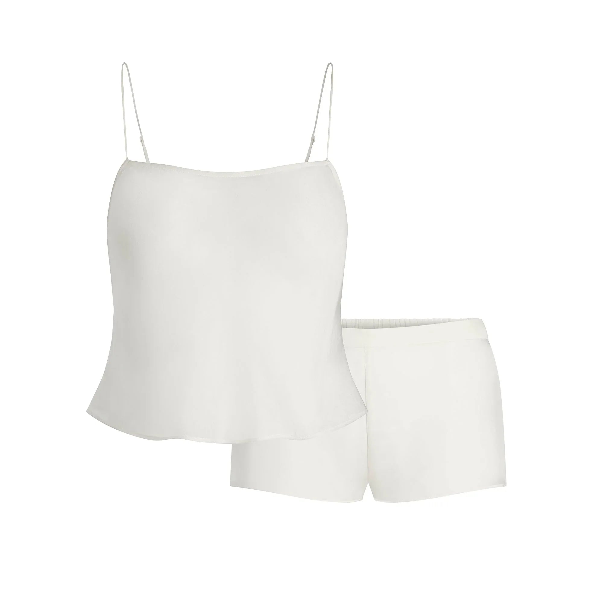 SKIMS ROMANCE CAMI AND SHORT SET | IVORY - KOMBİN - My Suti