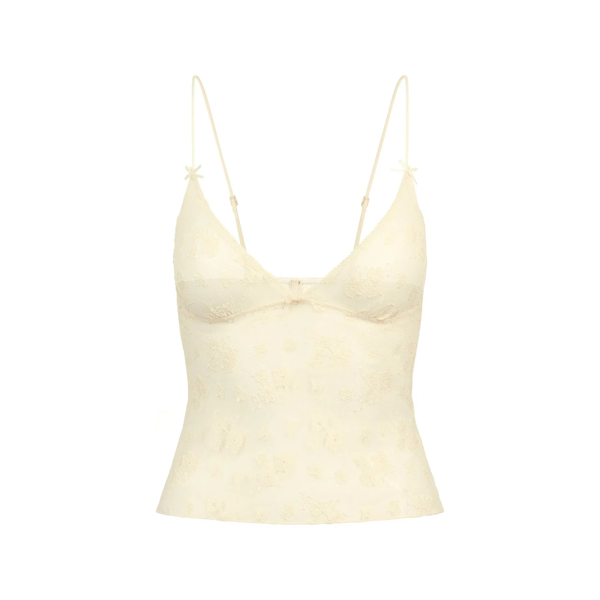 SKIMS SPRING INTIMATES TRIANGLE CAMI | BUTTER TWO TONE - TİŞÖRT - My Suti