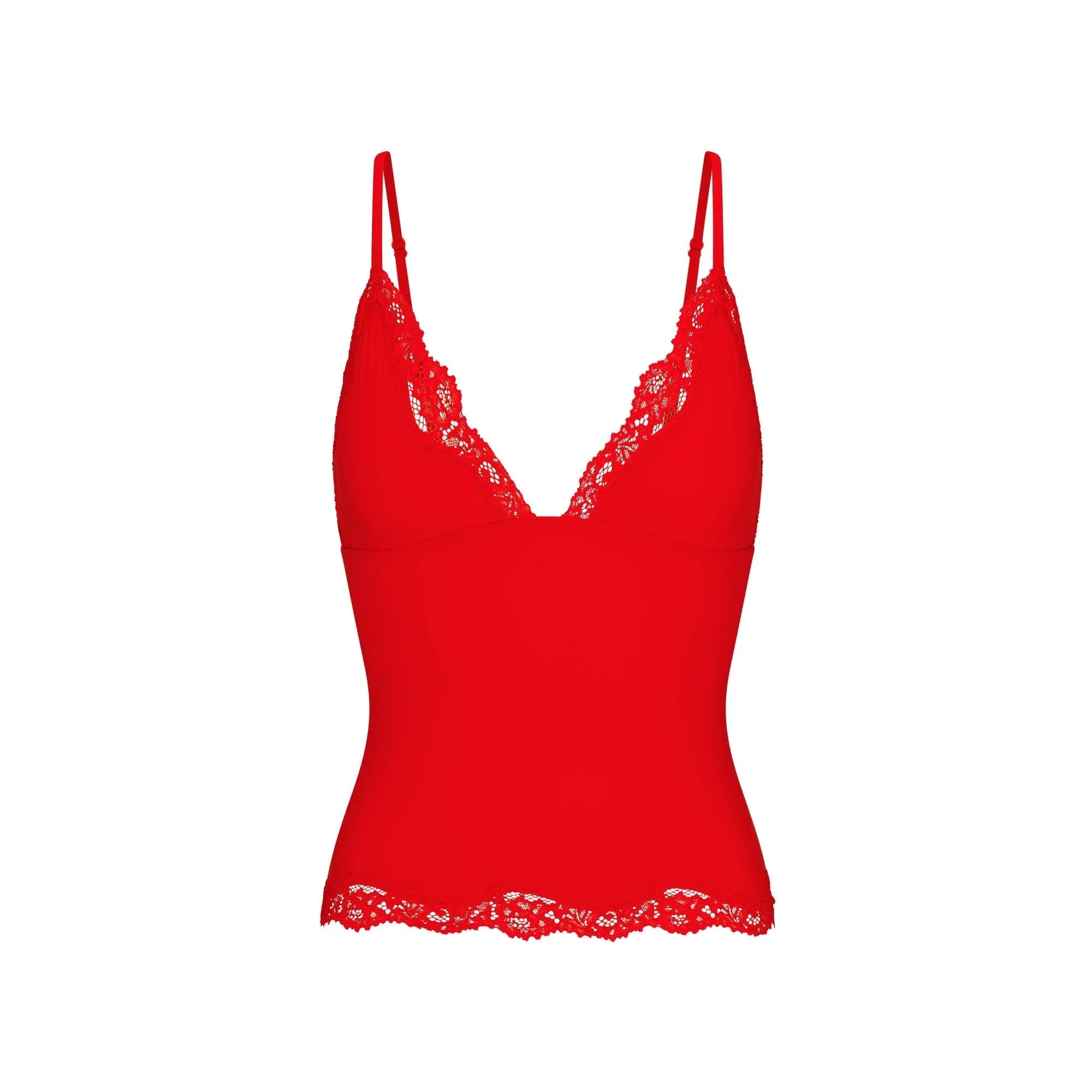 SKIMS FITS EVERYBODY LACE TRIANGLE CAMI | CAYENNE - TİŞÖRT - My Suti