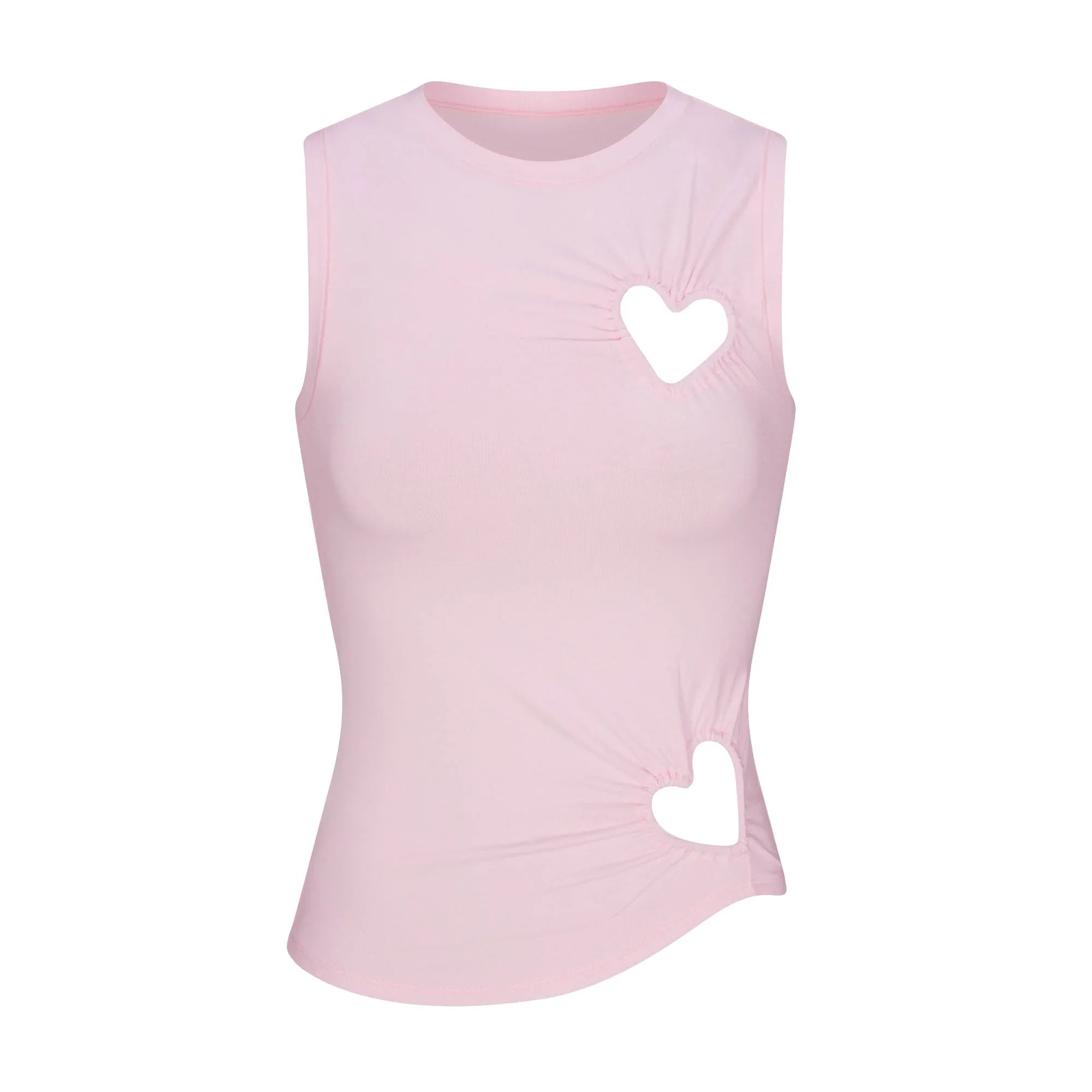 SKIMS COTTON JERSEY HEART TANK | CHERRY BLOSSOM - TİŞÖRT - My Suti