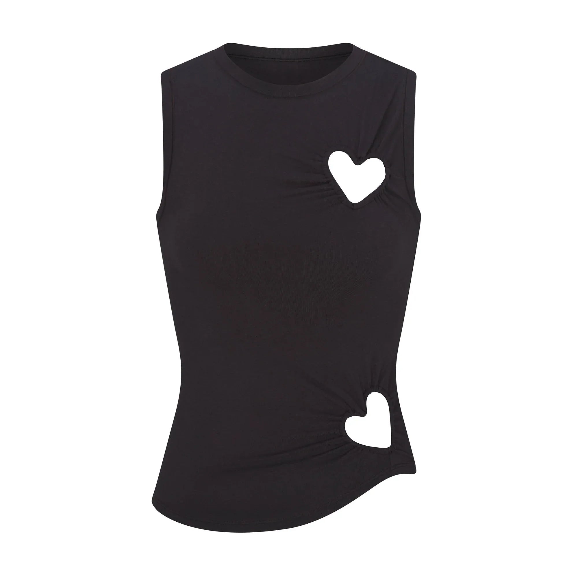SKIMS COTTON JERSEY HEART TANK | SOOT - TİŞÖRT - My Suti