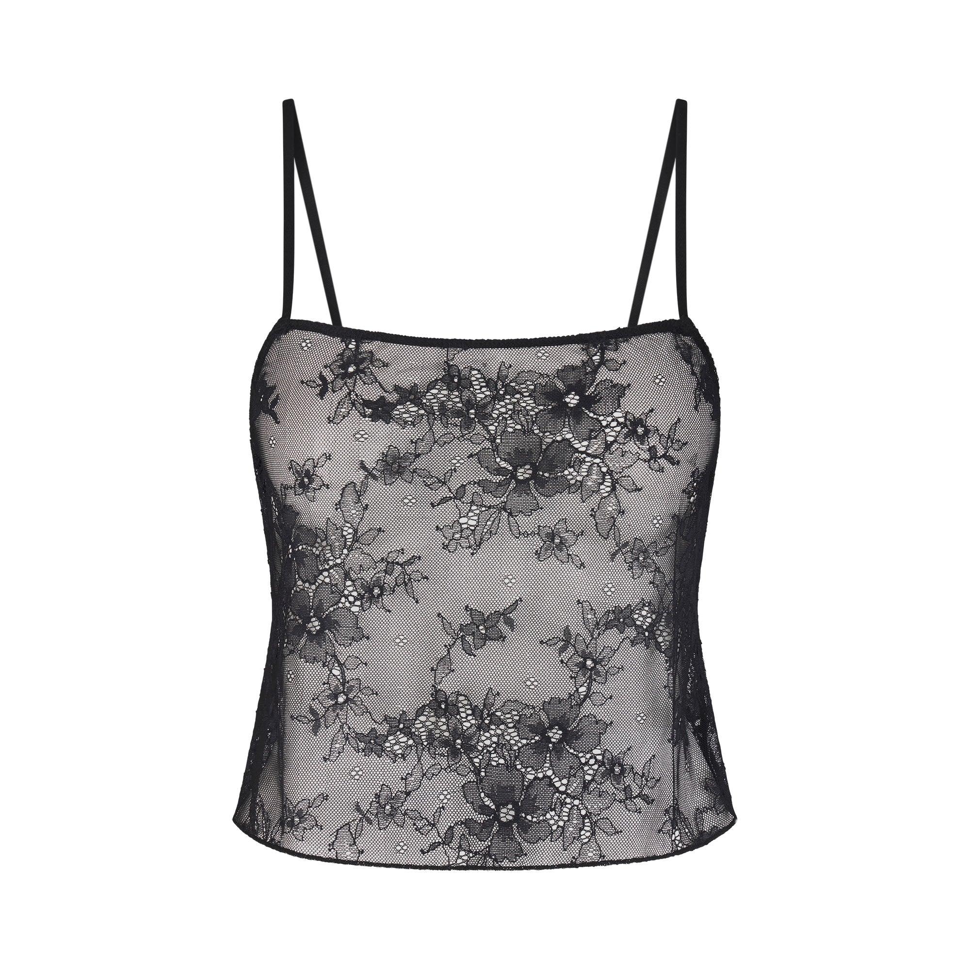 SKIMS ULTRA FINE LACE CAMI | ONYX - TİŞÖRT - My Suti