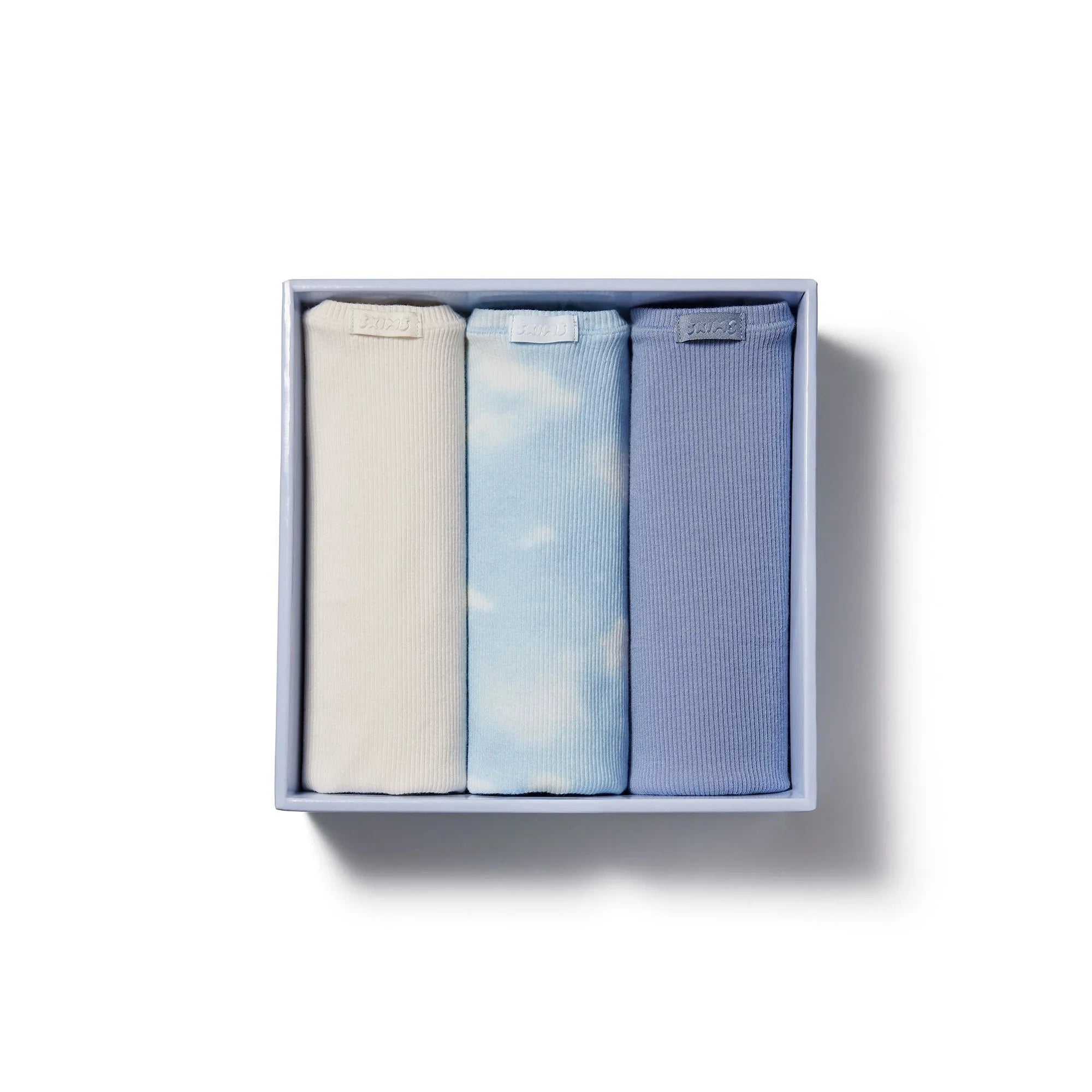 SKIMS COTTON RIB TANK 3-PACK | BLUE QUARTZ CLOUD MULTI - TİŞÖRT - My Suti