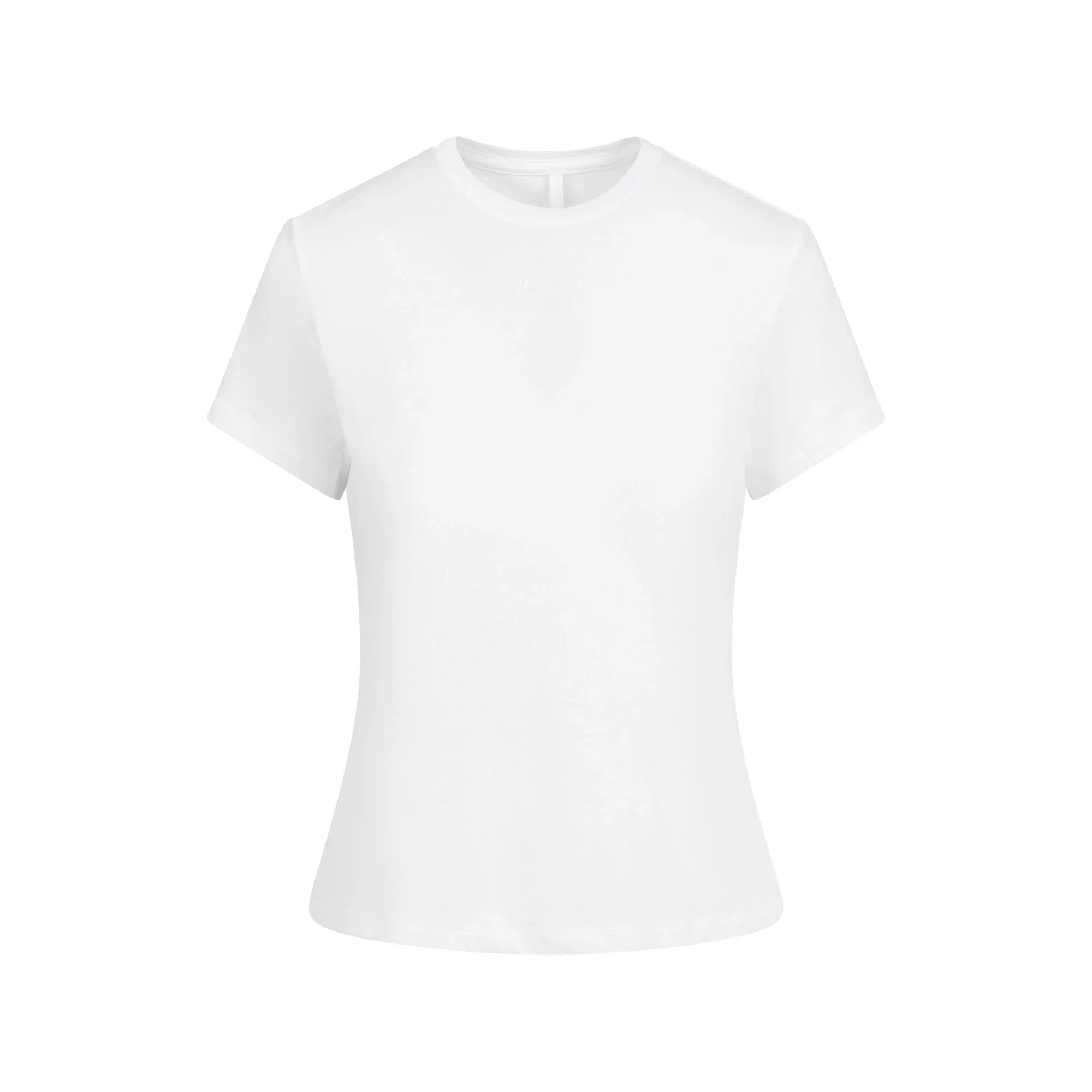 SKIMS SHEER COTTON JERSEY T-SHIRT | SNOW - TİŞÖRT - My Suti