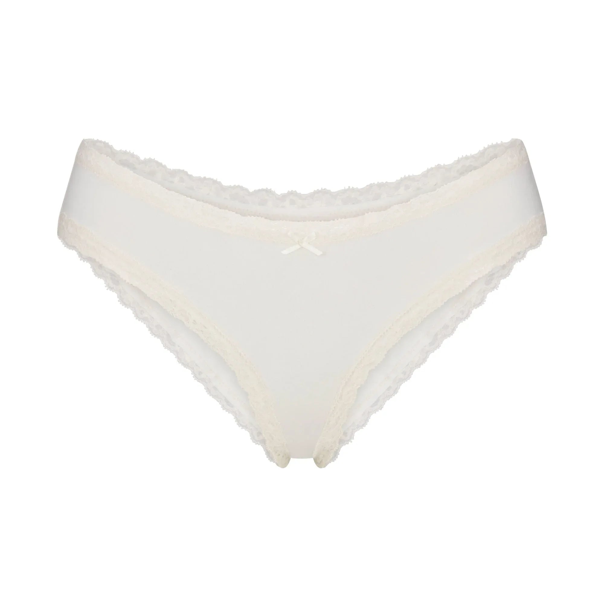 SKIMS LIGHTWEIGHT COTTON LACE BRIEF | MARBLE - KÜLOT - My Suti
