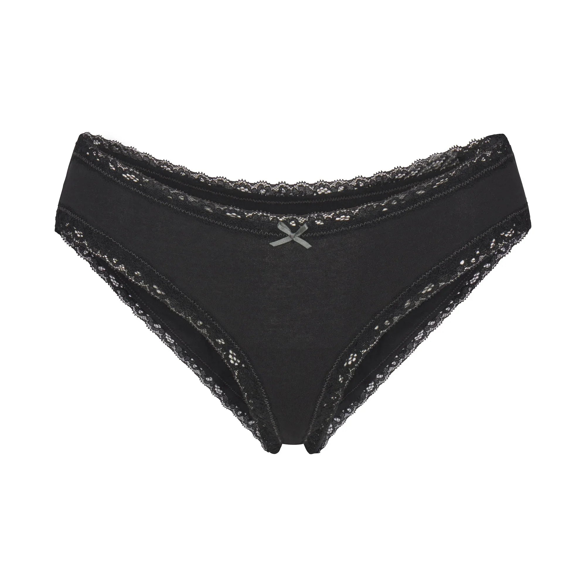 SKIMS LIGHTWEIGHT COTTON LACE BRIEF | SOOT - KÜLOT - My Suti