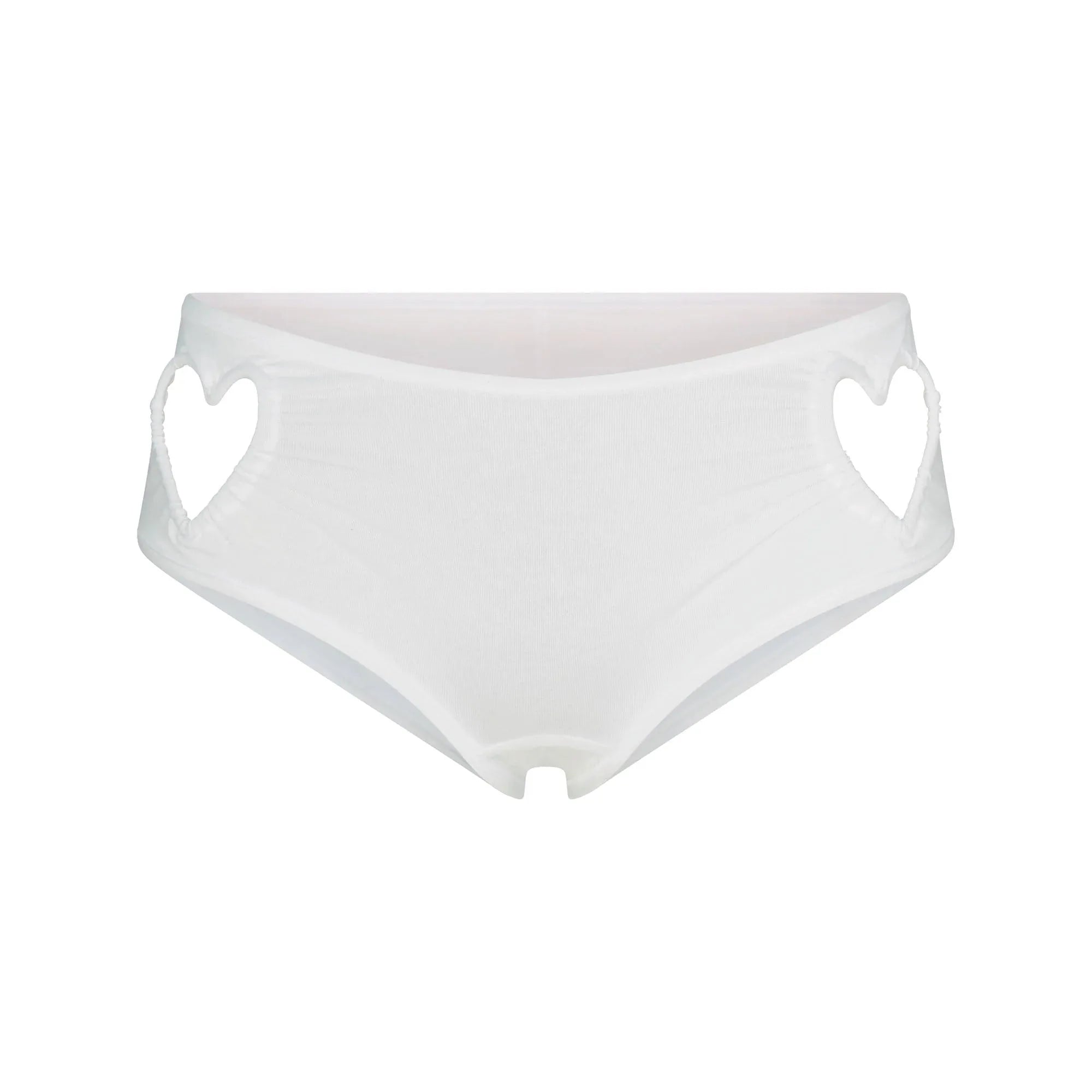 SKIMS COTTON JERSEY HEART HIPSTER | SNOW - KALIPLI KALIP - My Suti