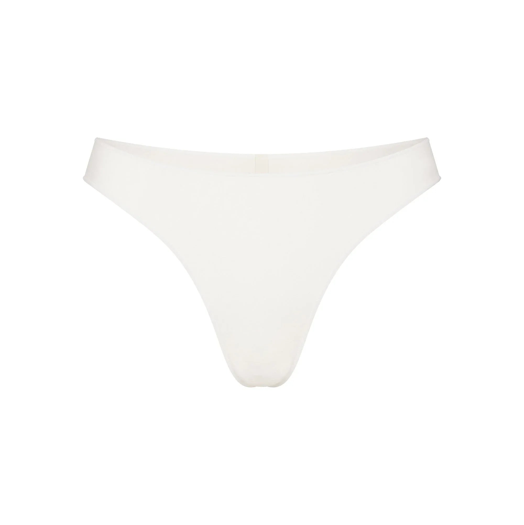 SKIMS MICRO POINTELLE DIPPED THONG | MARBLE - TANGA - My Suti