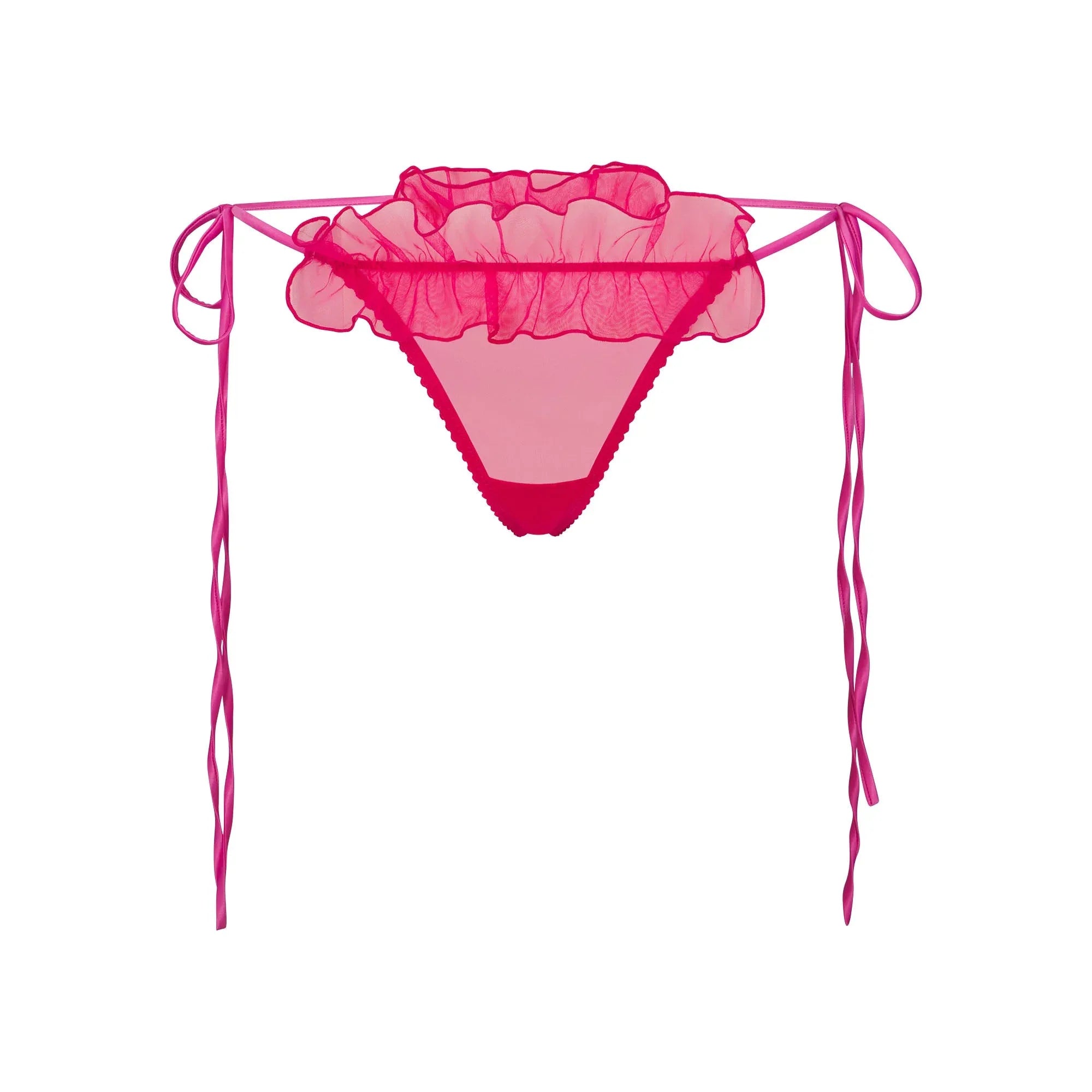 SKIMS EMBROIDERED TULLE TIE BRALETTE AND THONG SET | PUNCH - SÜTYEN - My Suti