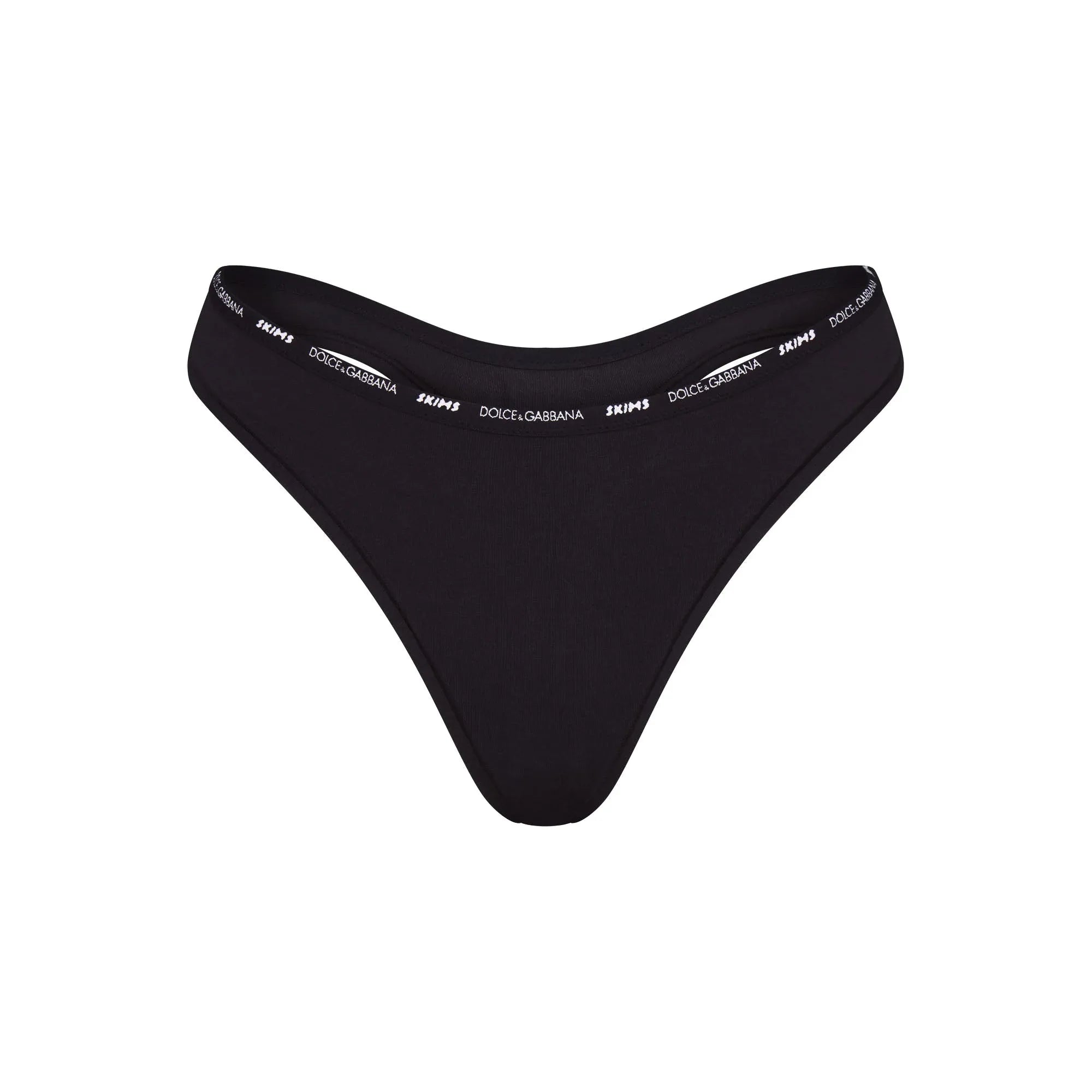 SKIMS DOLCE&GABBANA X COTTON JERSEY DIPPED THONG 3-PACK | LEOPARD MULTI - TANGA - My Suti