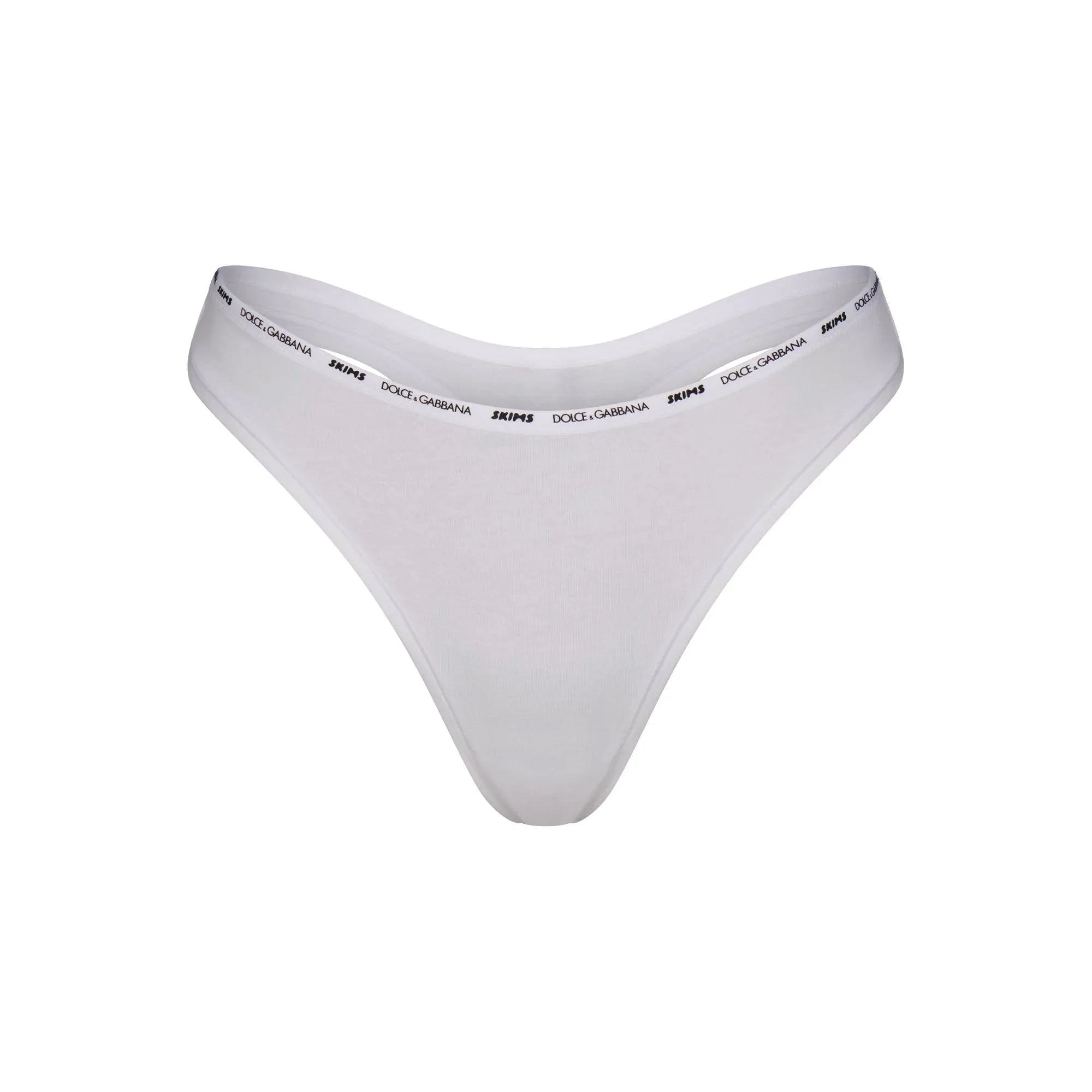 SKIMS DOLCE&GABBANA X COTTON JERSEY DIPPED THONG 3-PACK | LEOPARD MULTI - TANGA - My Suti