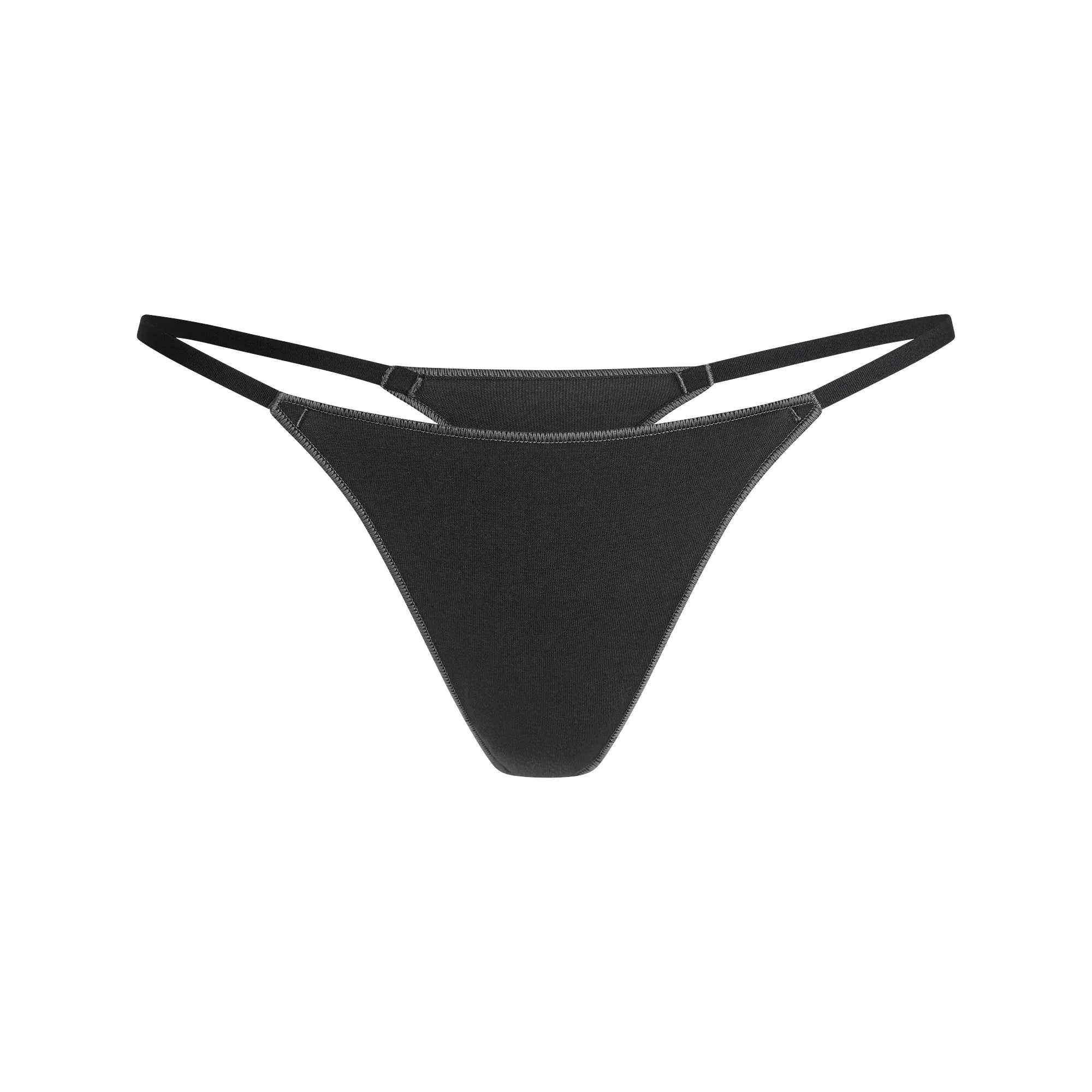 SKIMS LIGHTWEIGHT COTTON STRING THONG | SOOT TONAL - İP THONG - My Suti