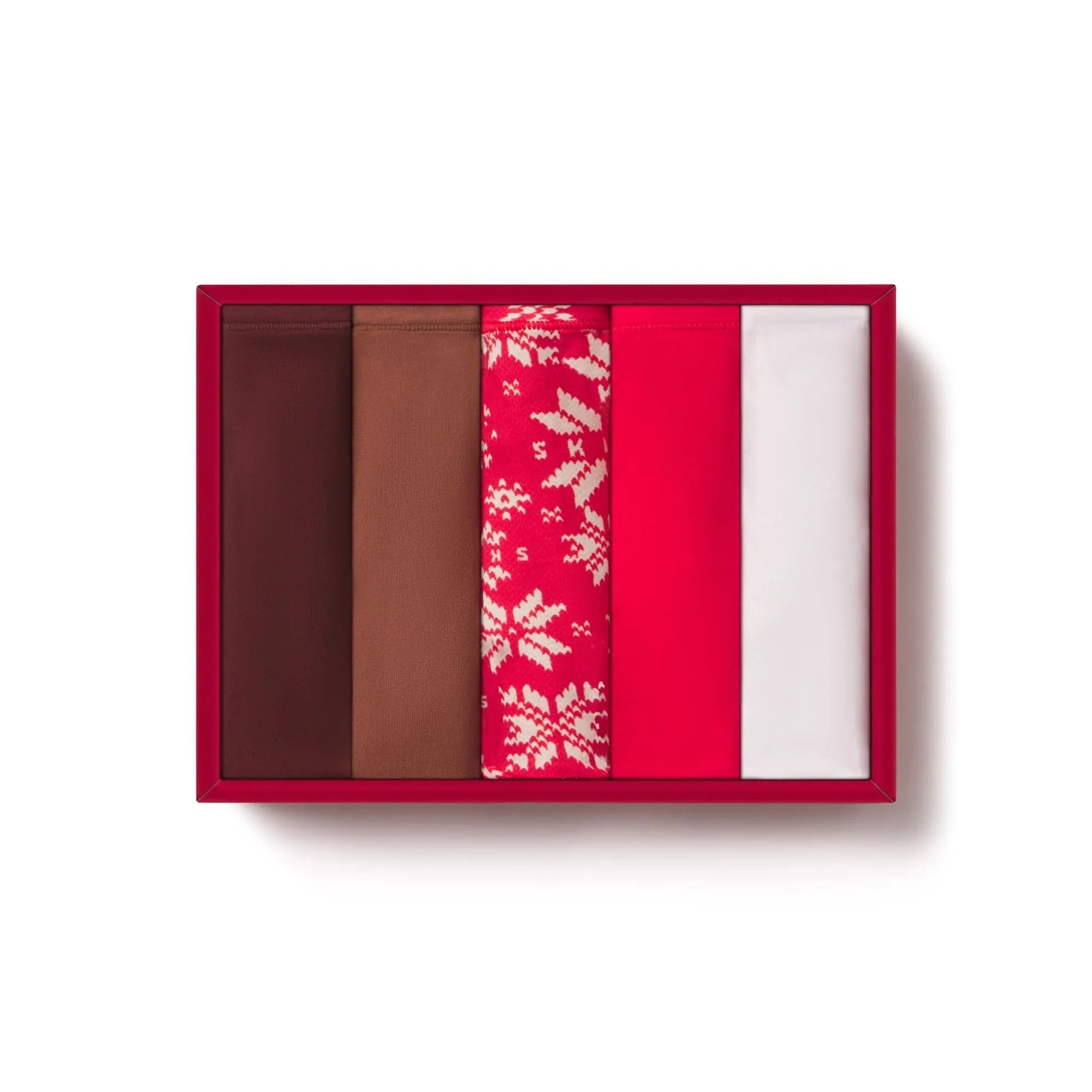 SKIMS FITS EVERYBODY CHEEKY BRIEF 5-PACK | BRANDY MULTI - KÜLOT - My Suti