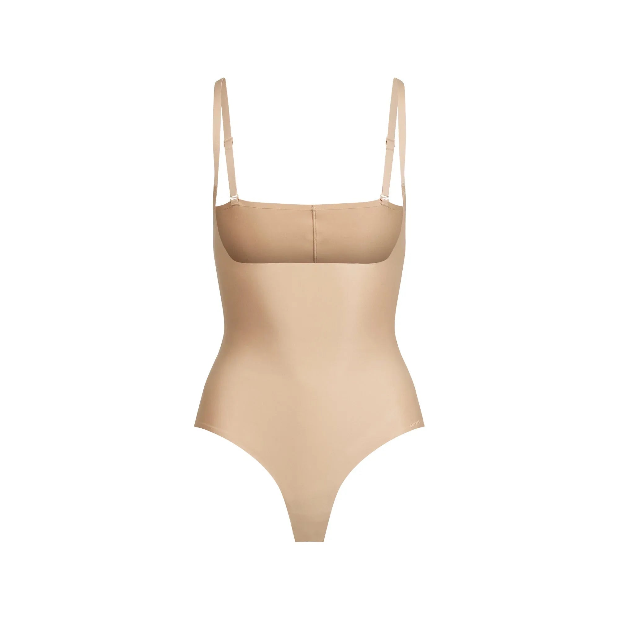 SKIMS BODY CORE SCULPT OPEN BUST THONG BODYSUIT | CLAY - TANGA - My Suti