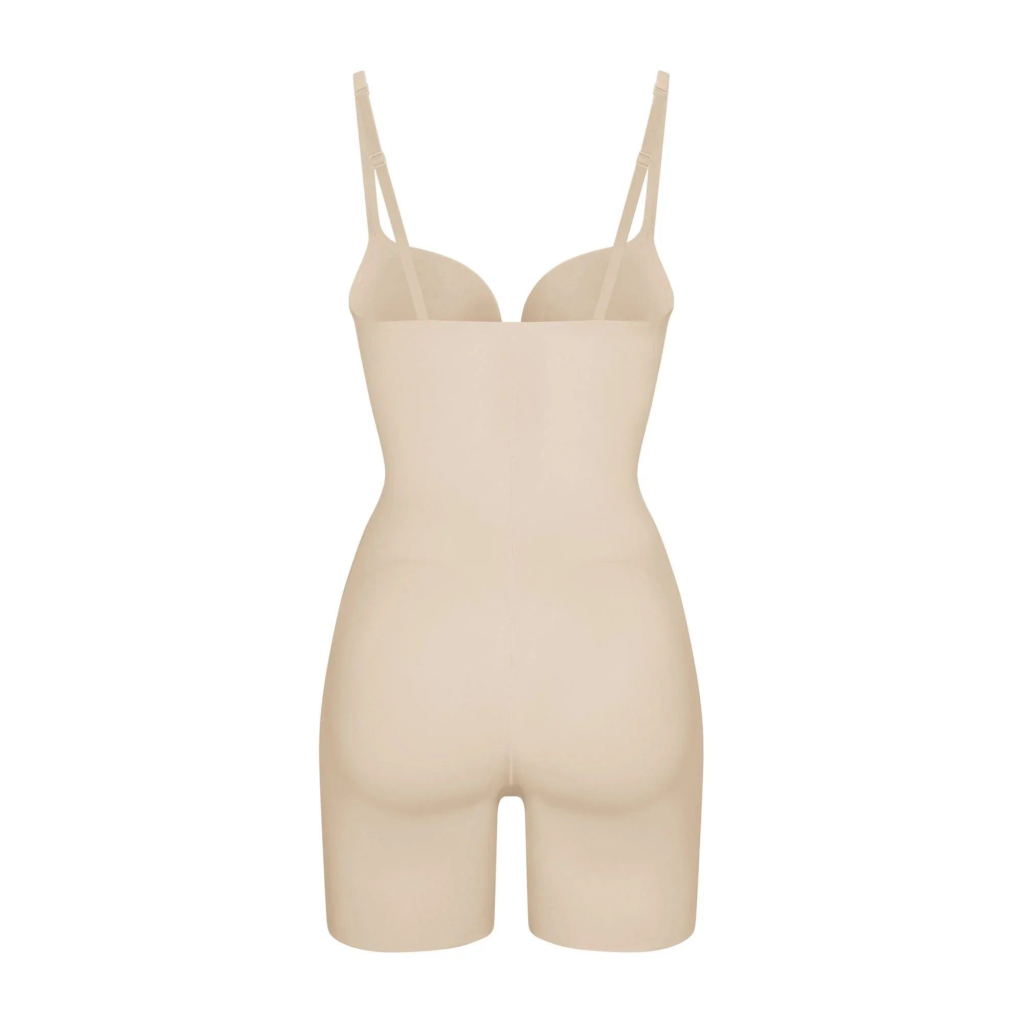 SKIMS ULTIMATE BODY PUSH-UP BUTT ENHANCING PADDED MID THIGH BODYSUIT | SAND - BODYSUIT - My Suti